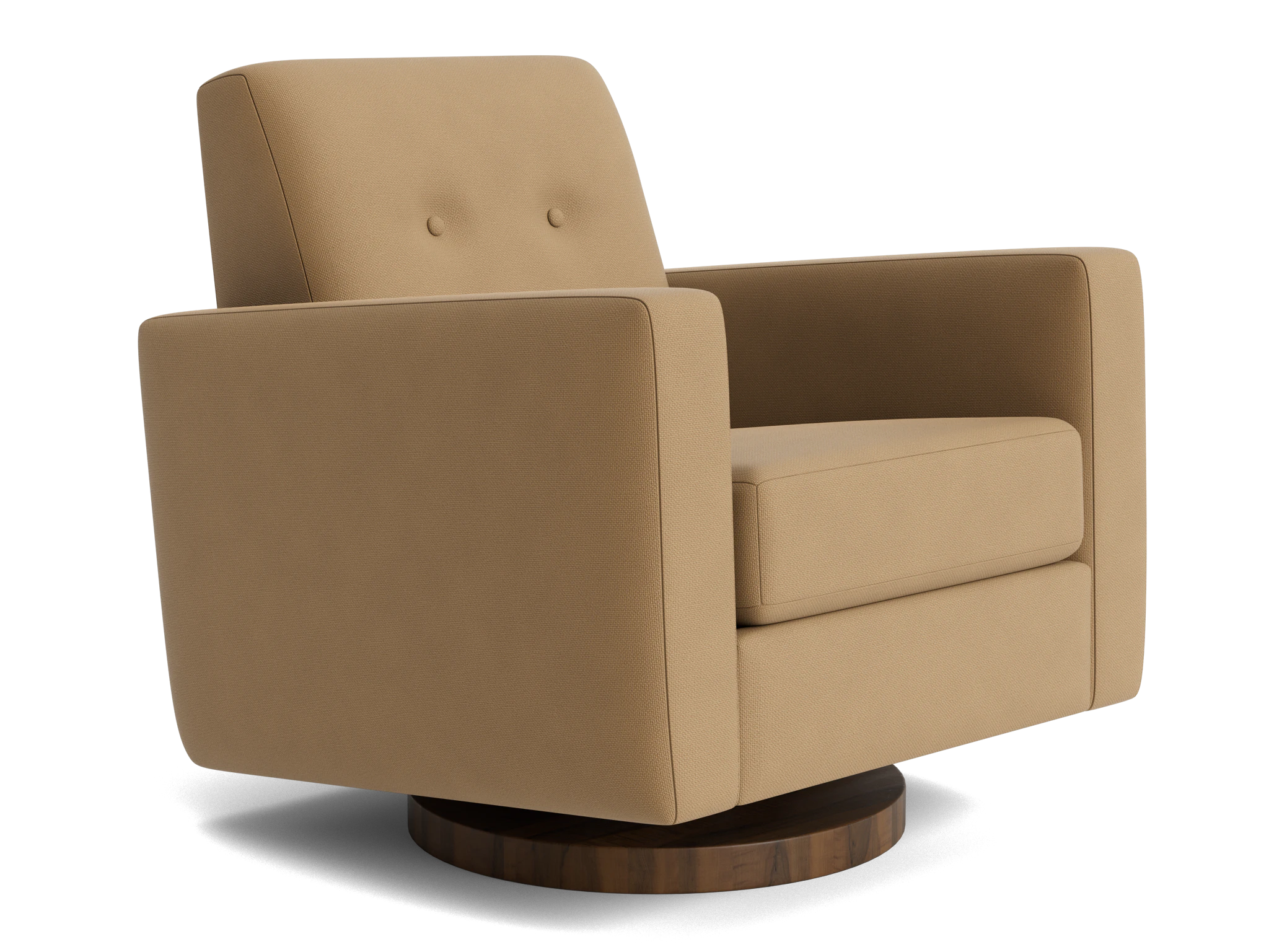 korver swivel chair washed california biscuit