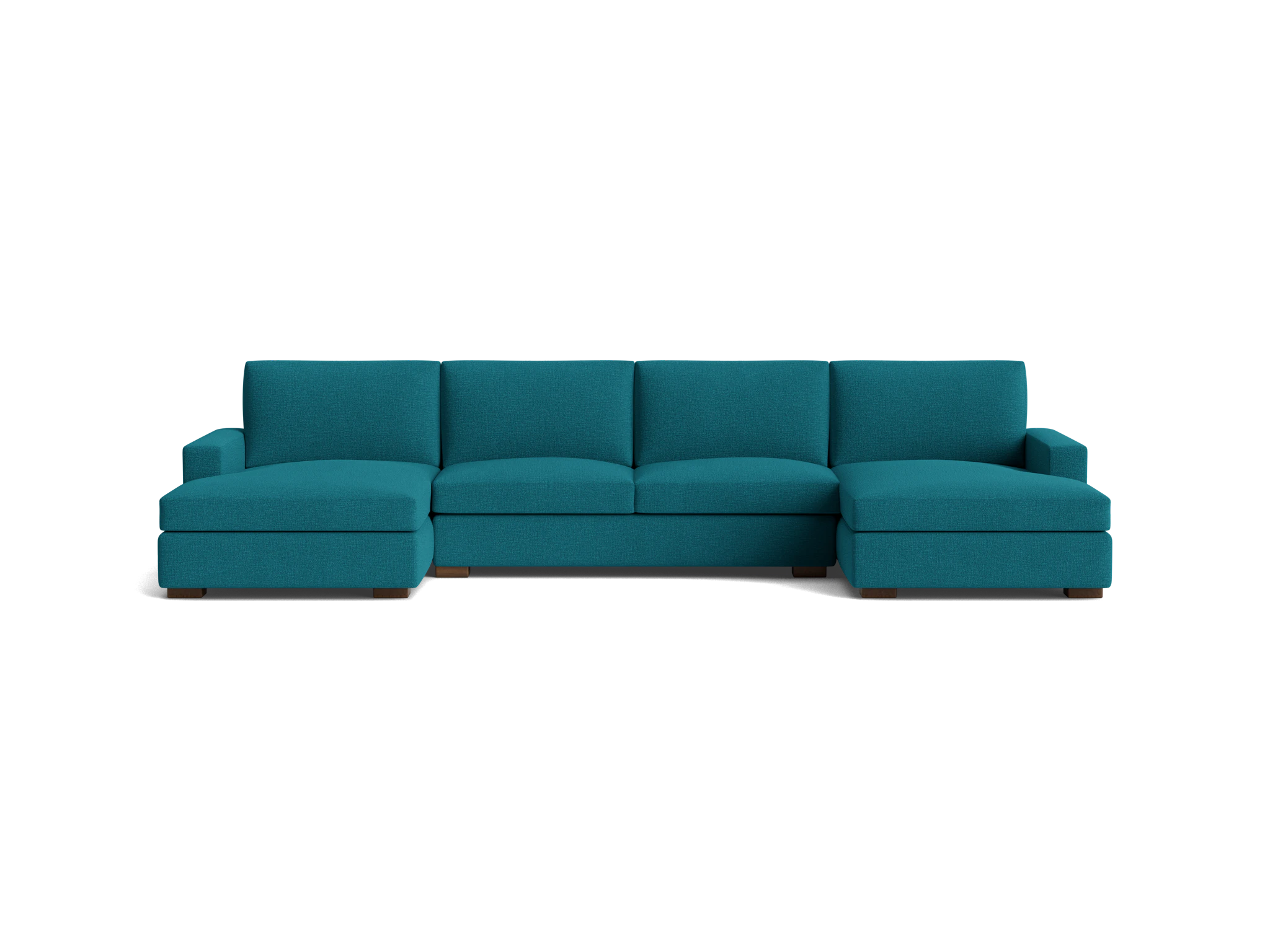 anton chaise sectional key largo zenith teal