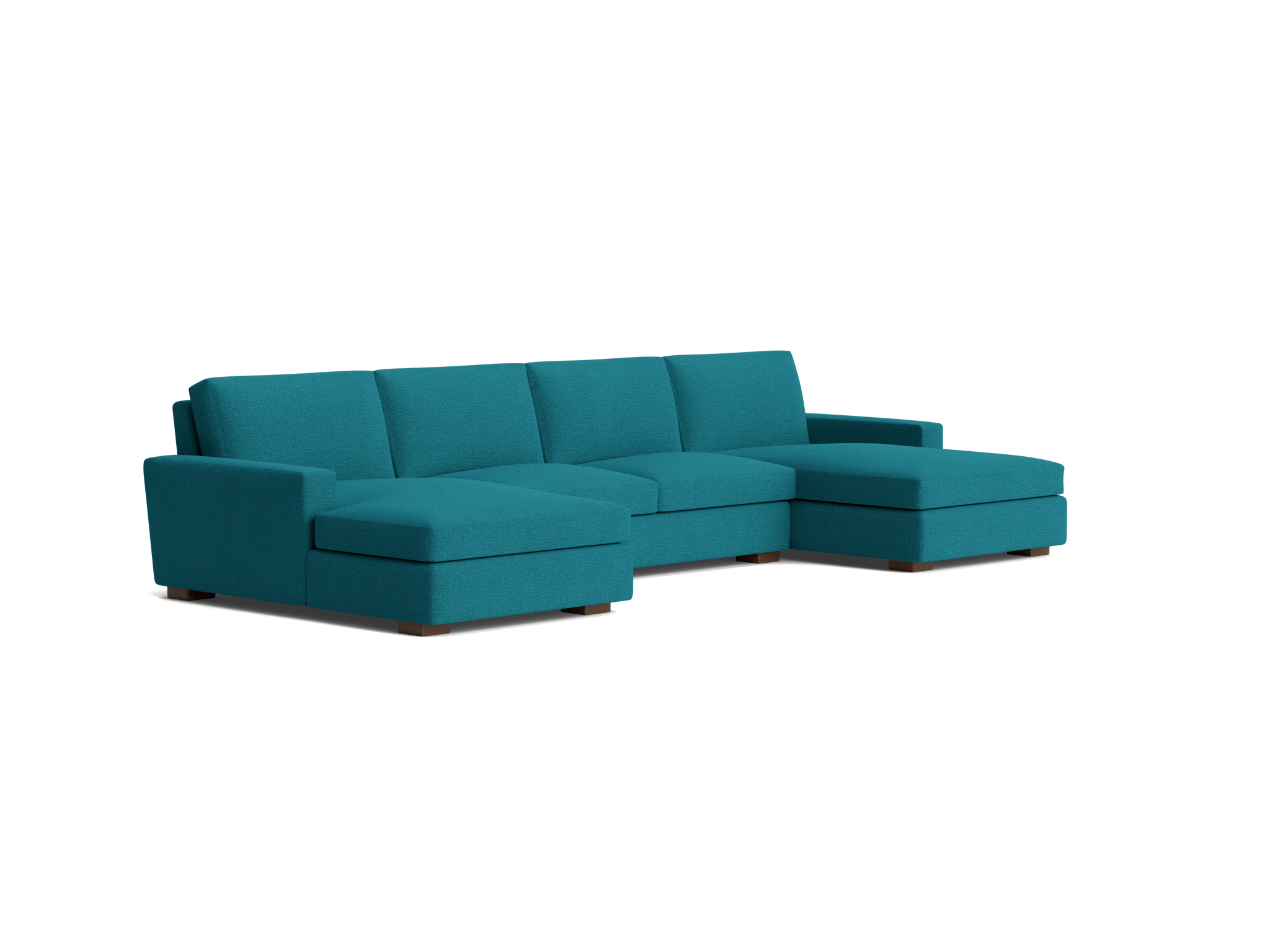 anton chaise sectional key largo zenith teal