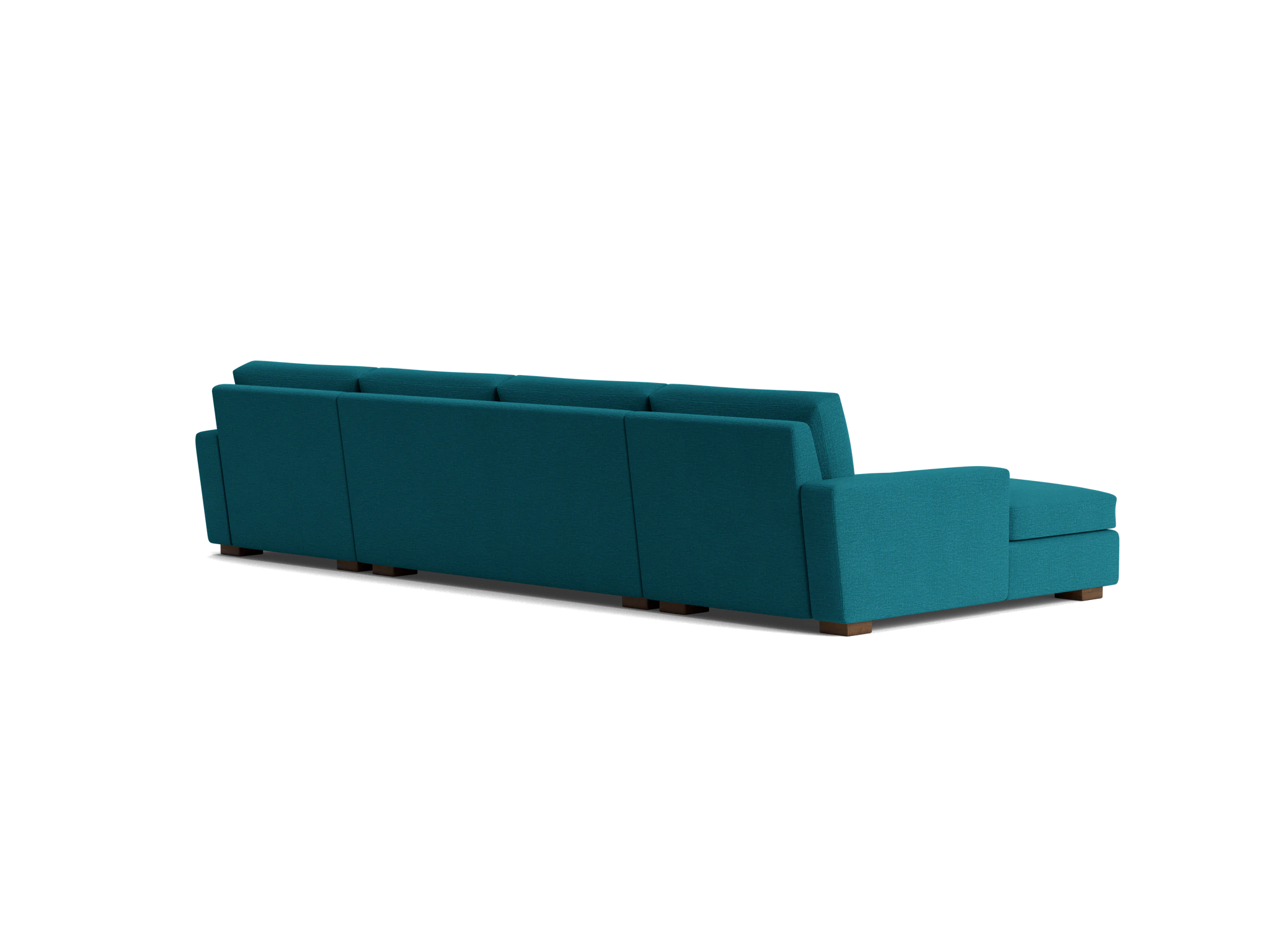 anton chaise sectional key largo zenith teal