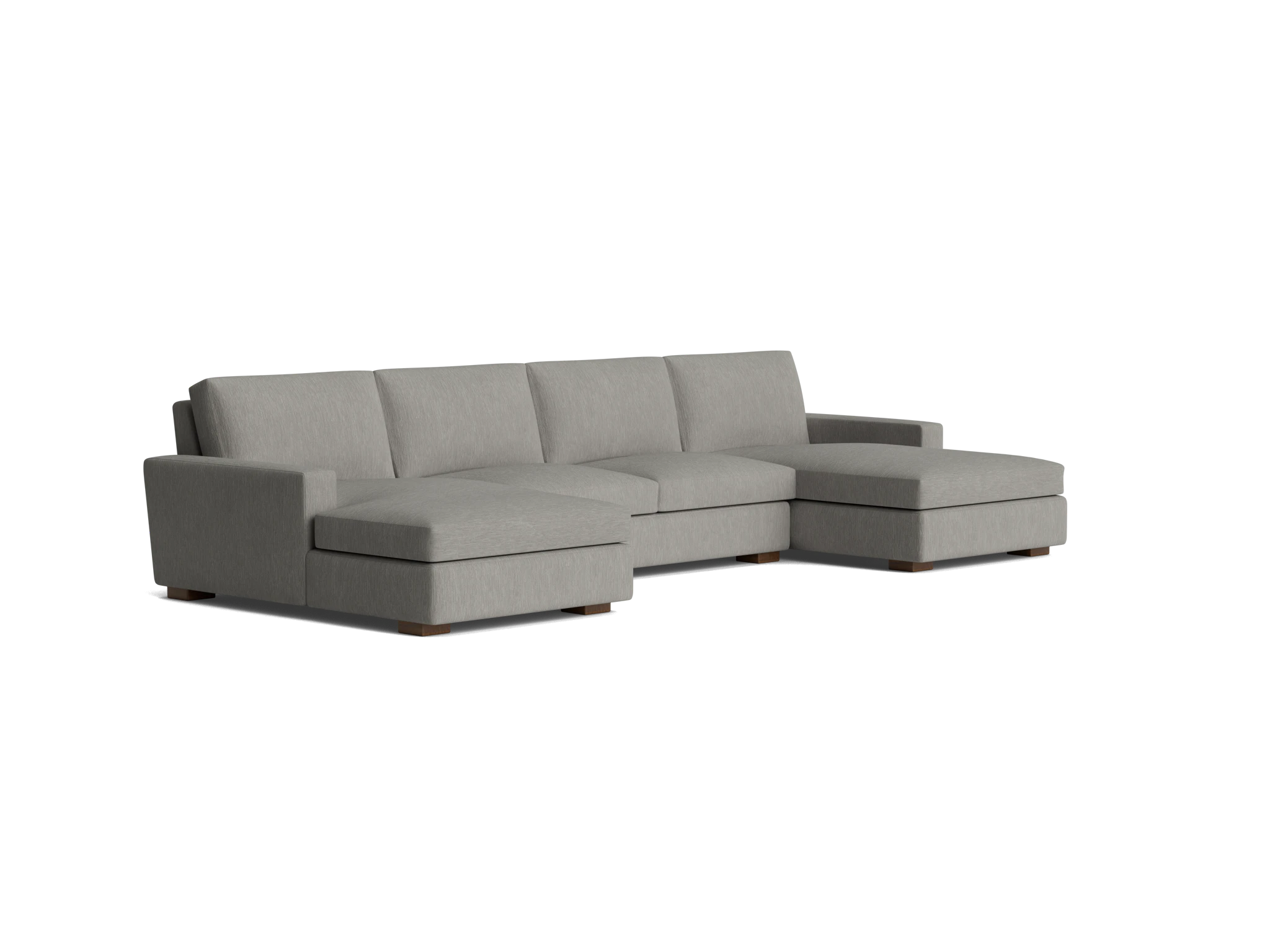 anton chaise sectional bentley pewter