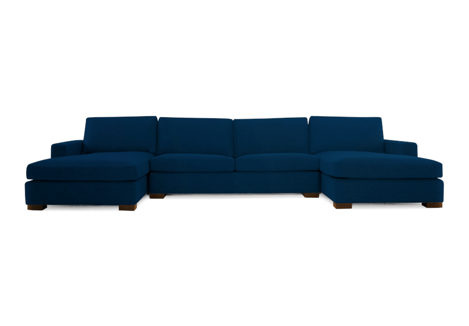 anton chaise sectional royale cobalt