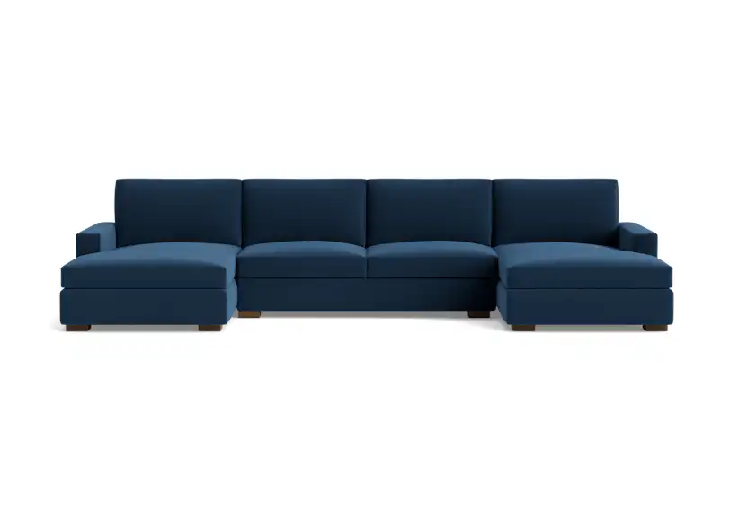 anton chaise sectional royale cobalt