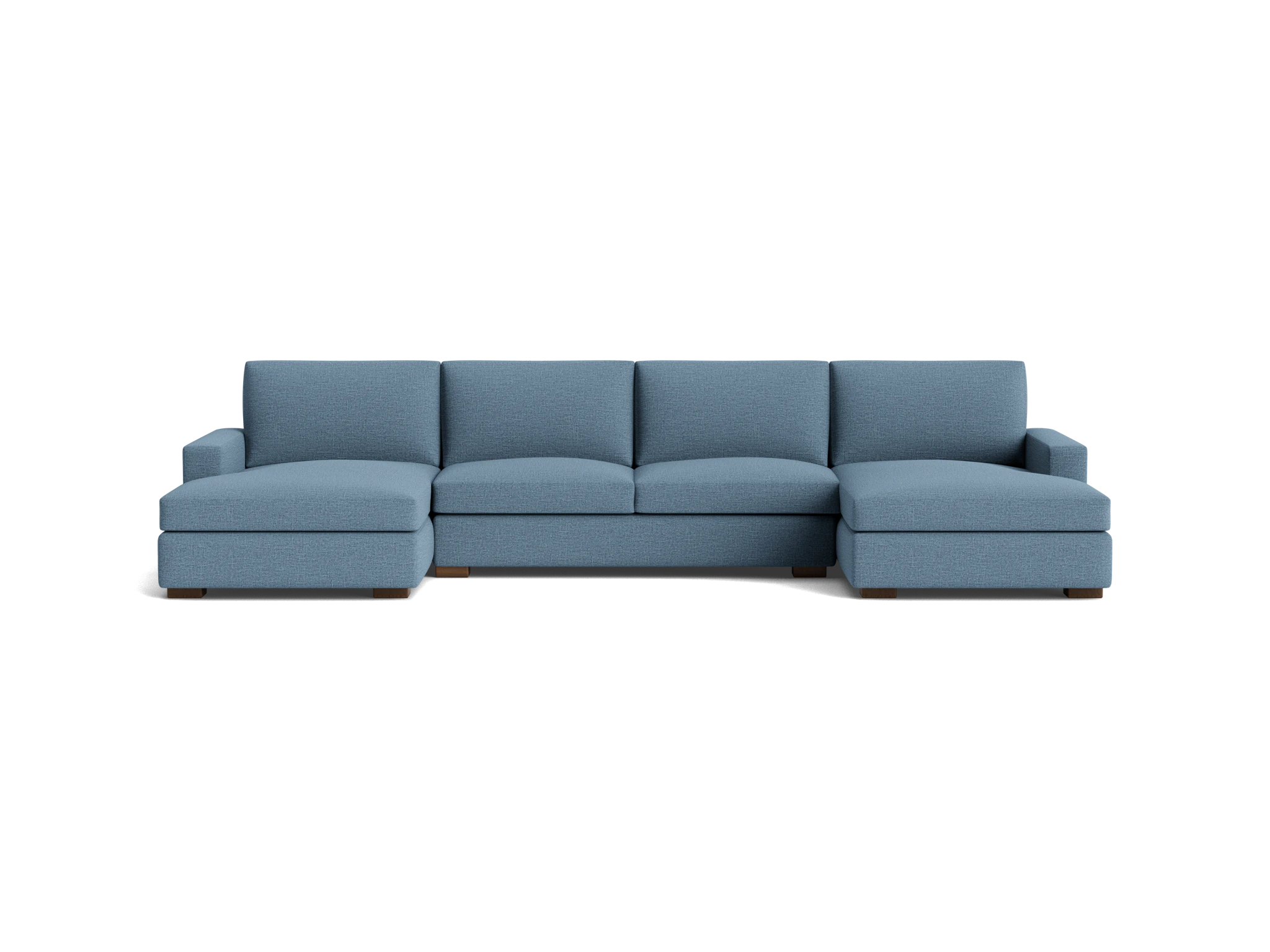 anton chaise sectional milo french blue