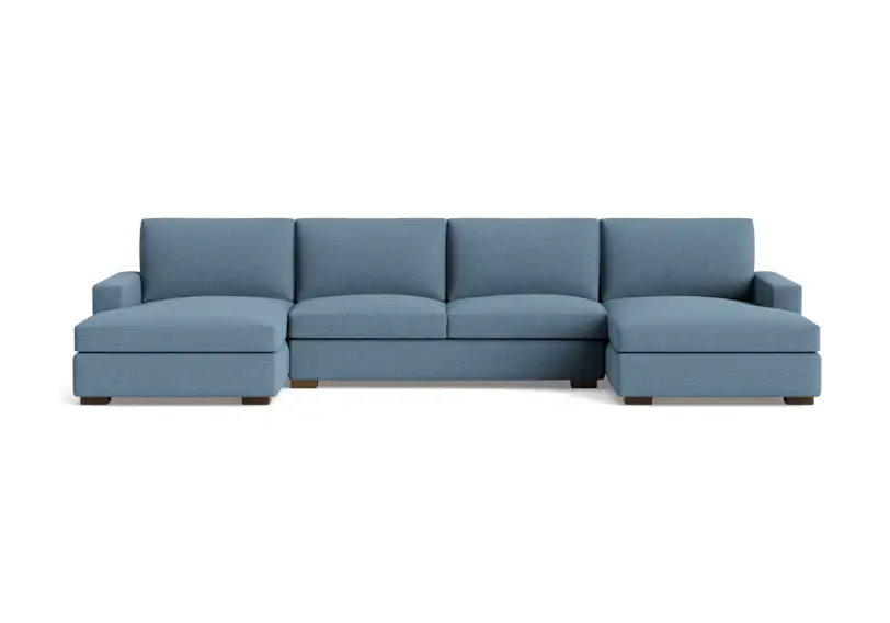 anton chaise sectional milo french blue