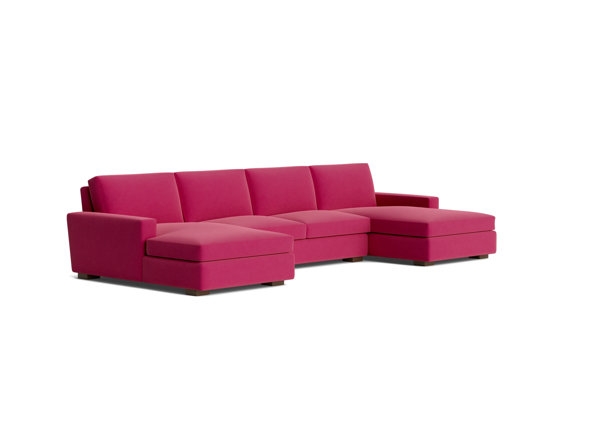 anton chaise sectional royale berry