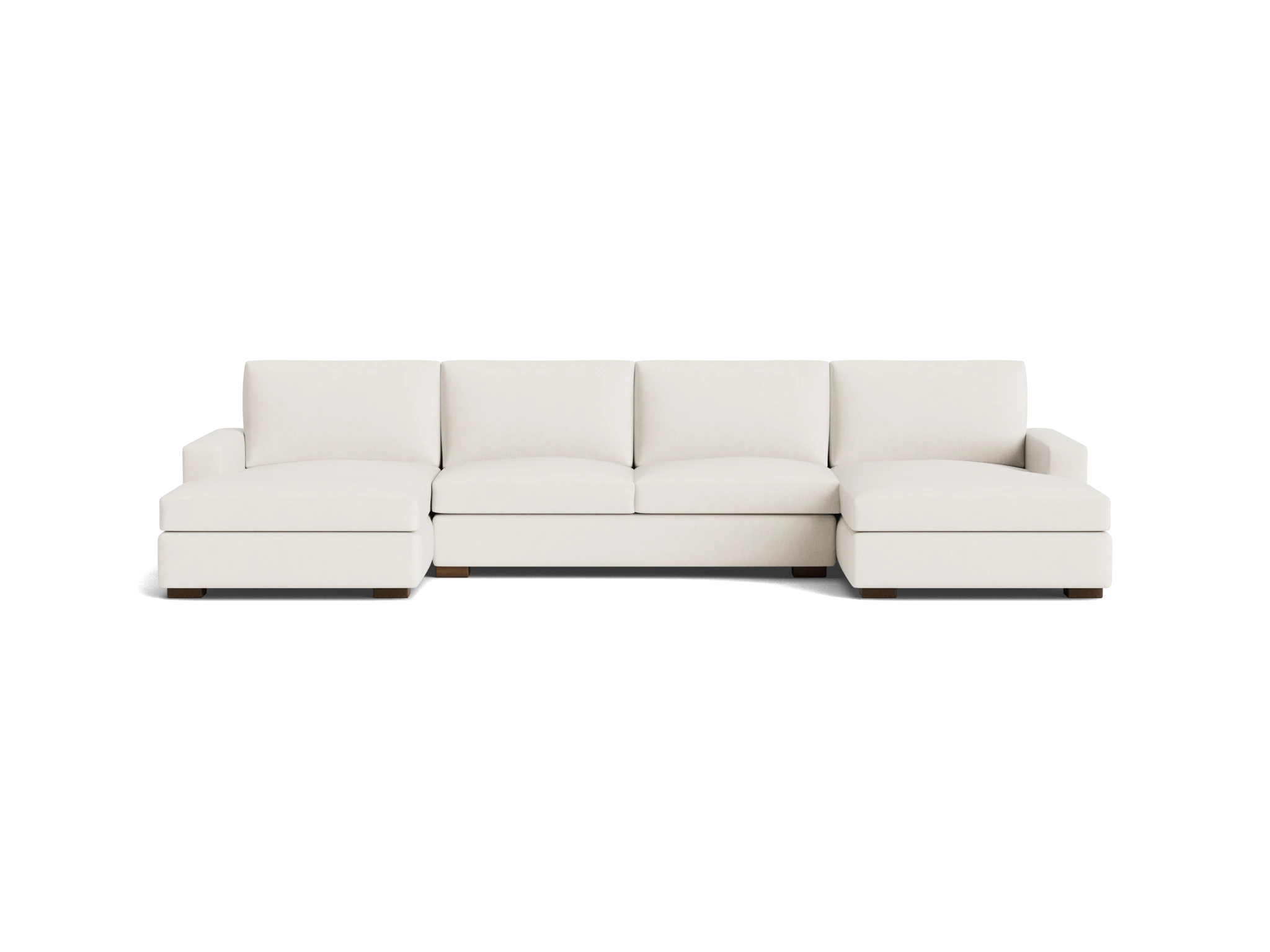 anton chaise sectional sunbrella loft white