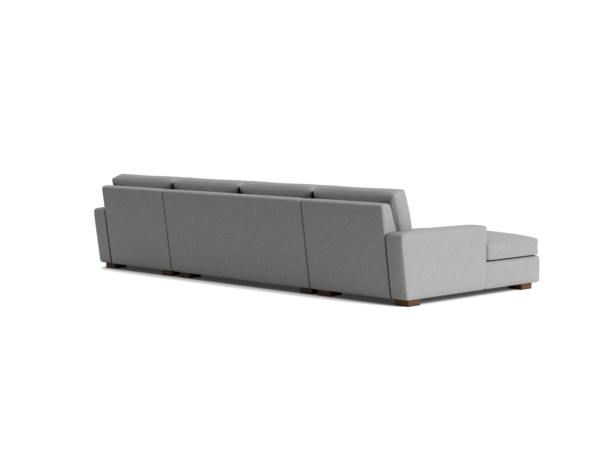 anton chaise sectional taylor felt gray