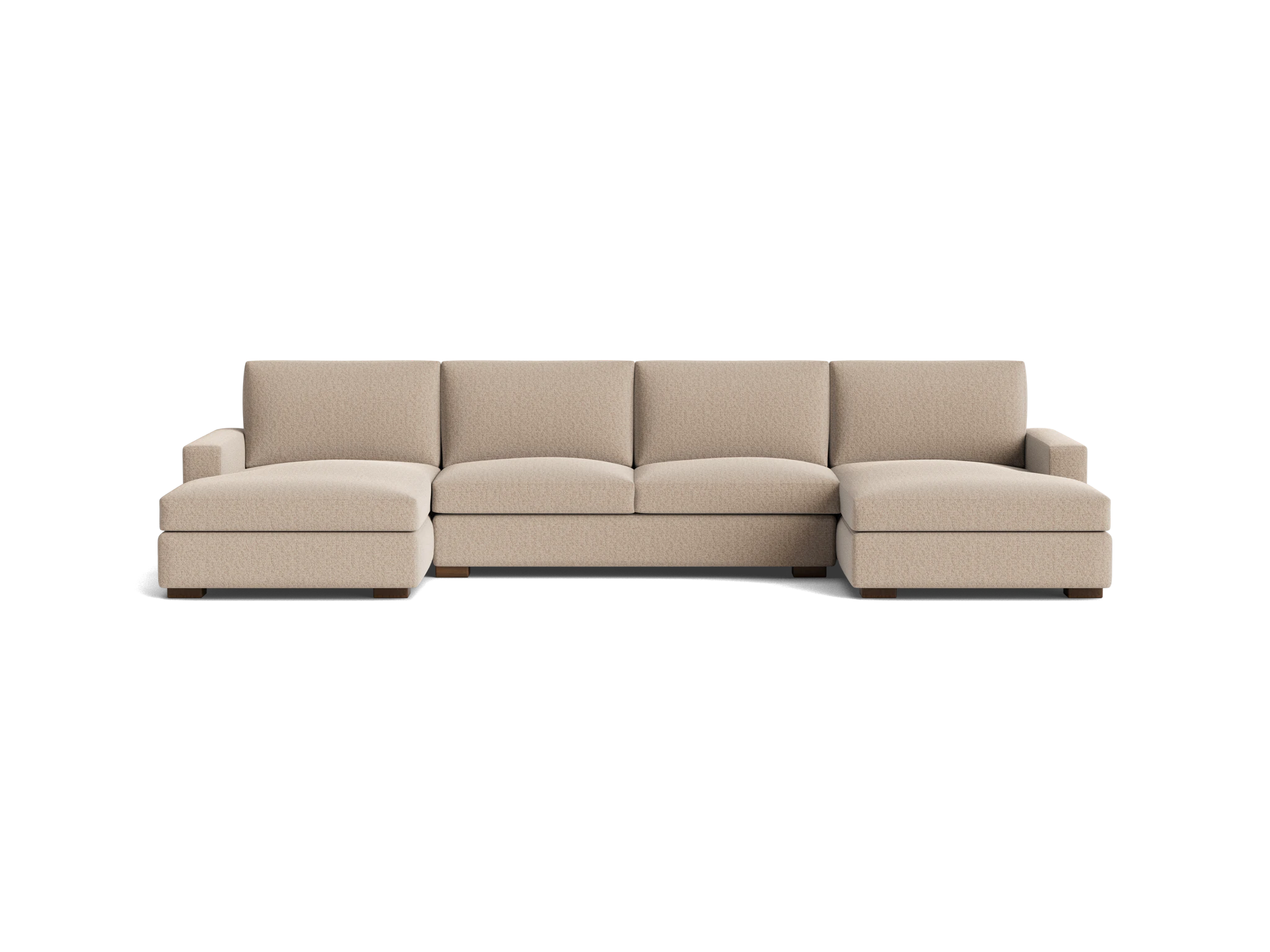 anton chaise sectional villa sand