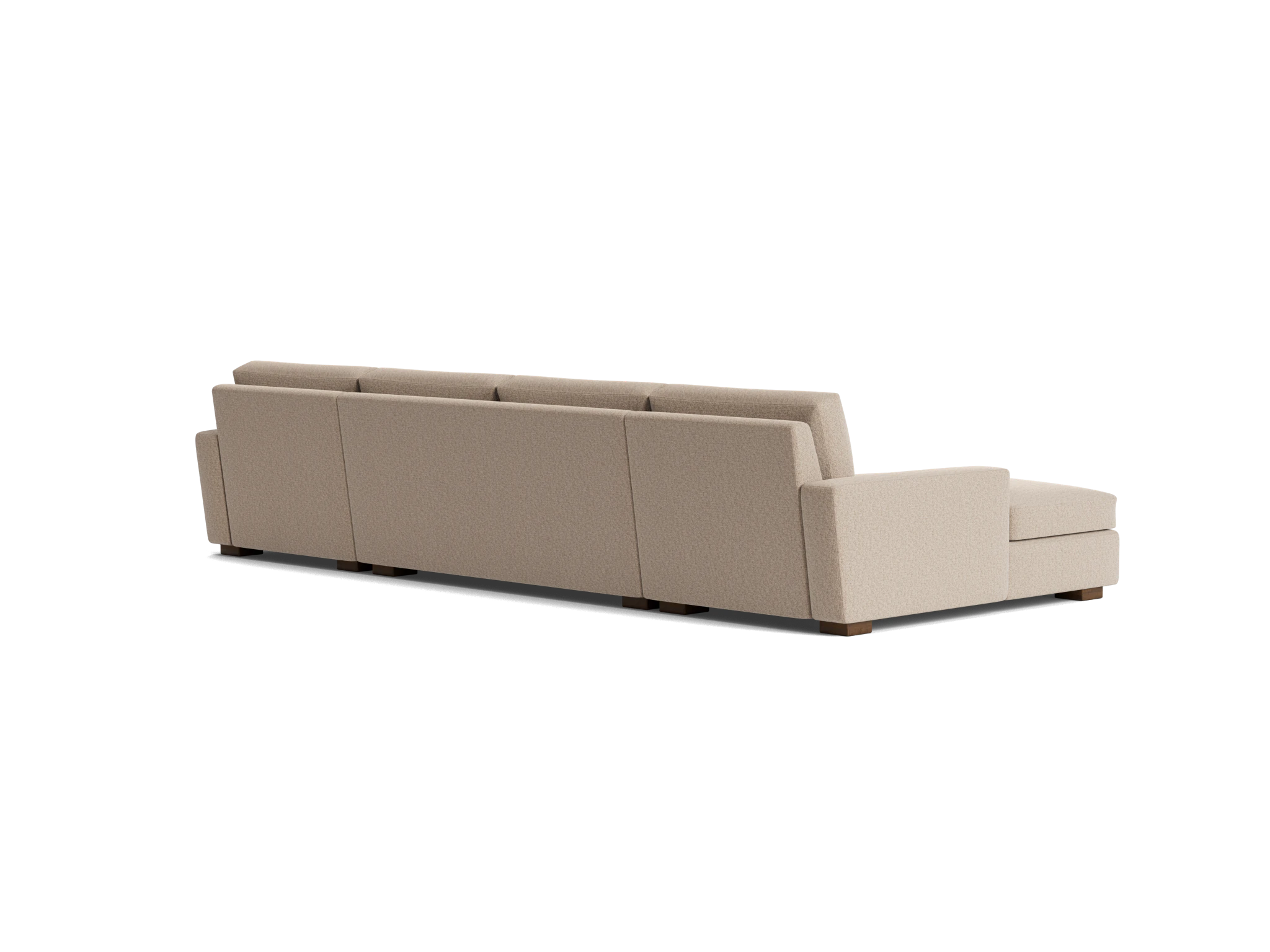 anton chaise sectional villa sand