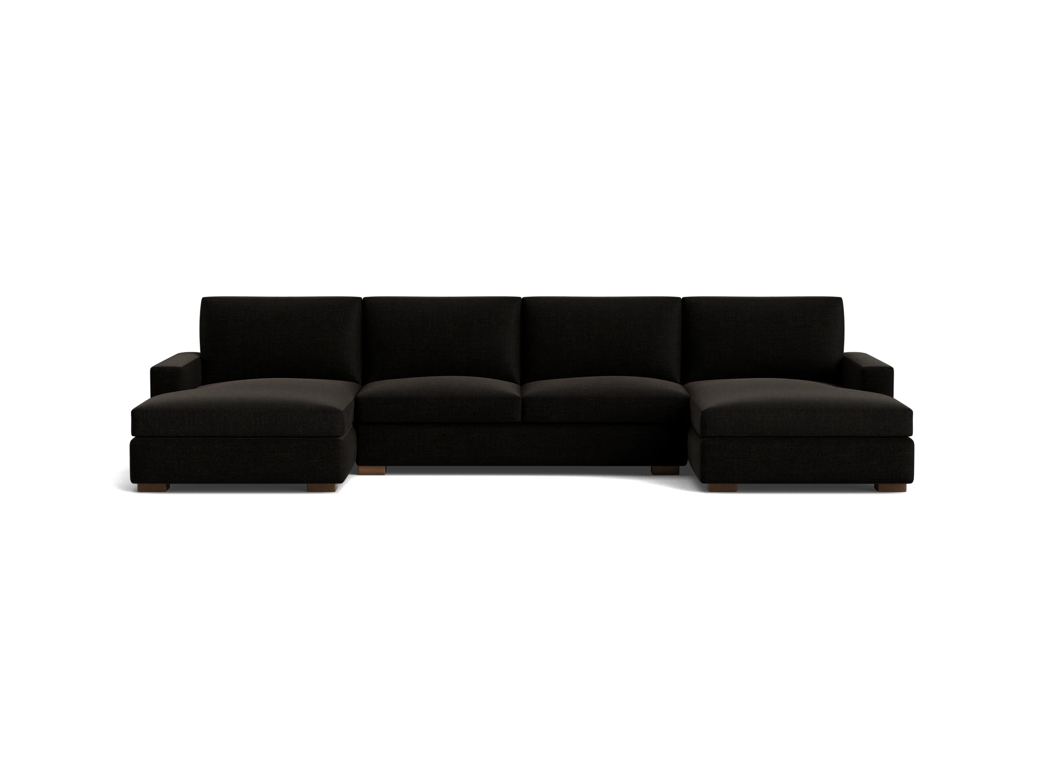 anton chaise sectional milo onyx