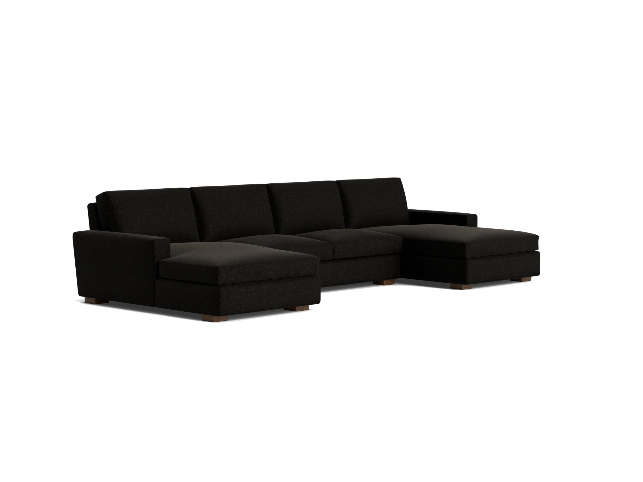 anton chaise sectional milo onyx