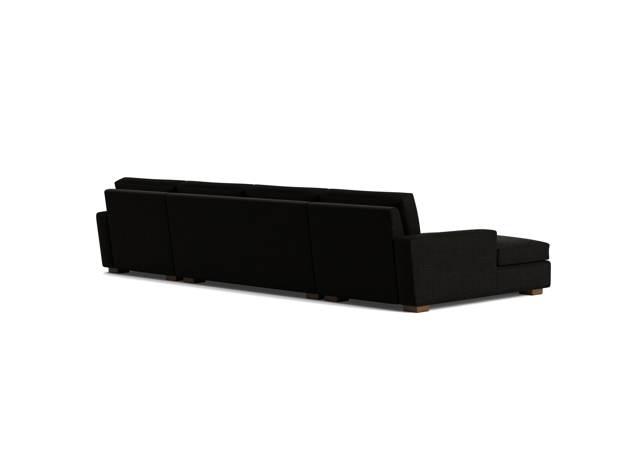 anton chaise sectional milo onyx