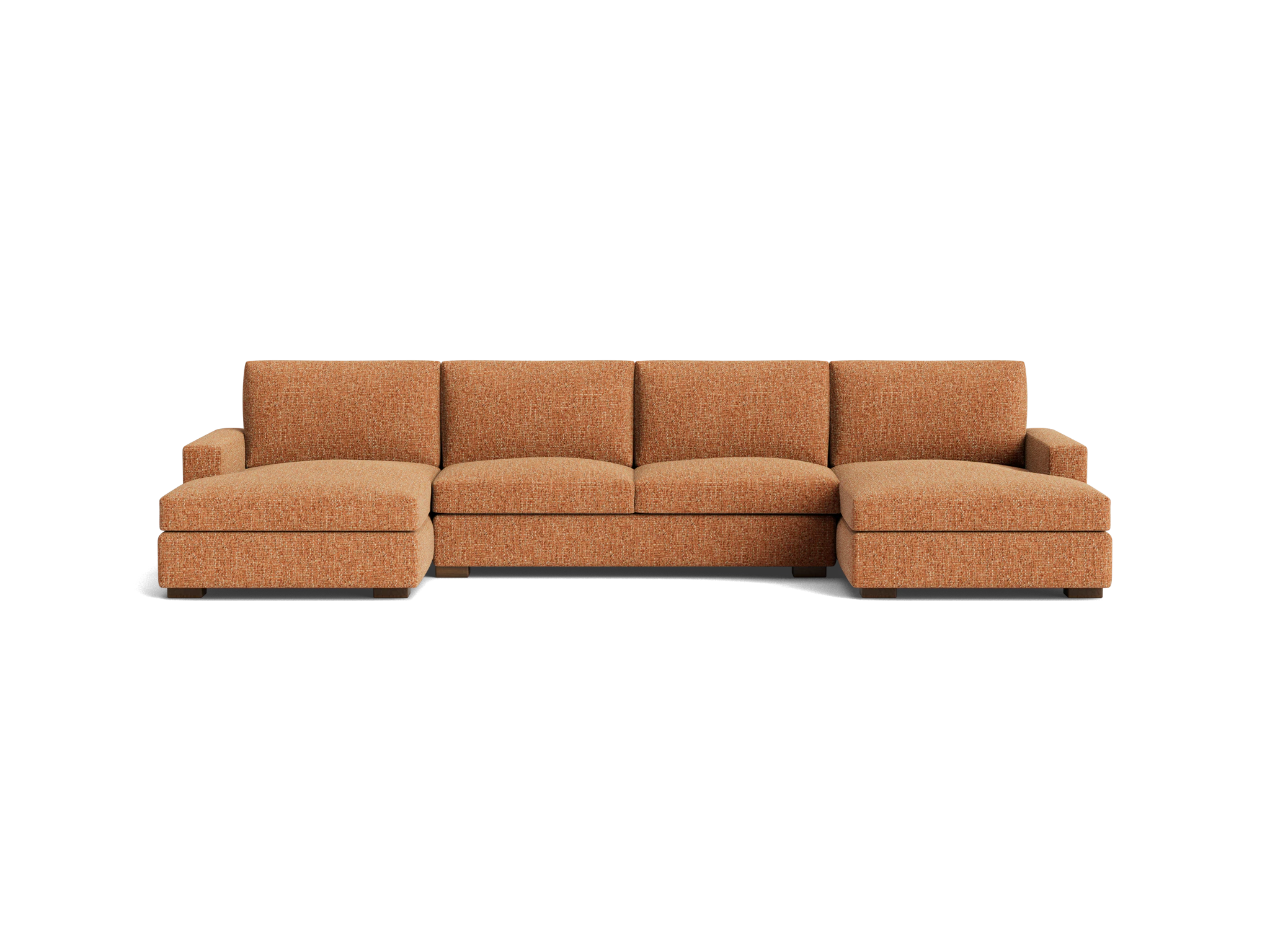anton chaise sectional bungalow pantone glazed ginger