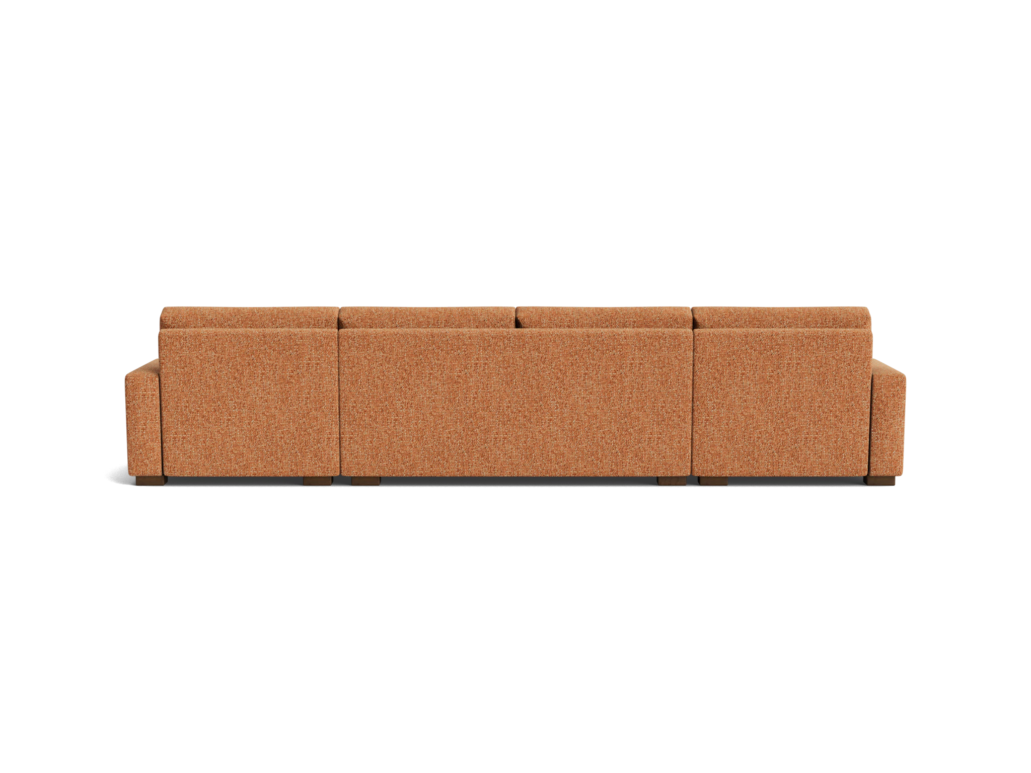 anton chaise sectional bungalow pantone glazed ginger