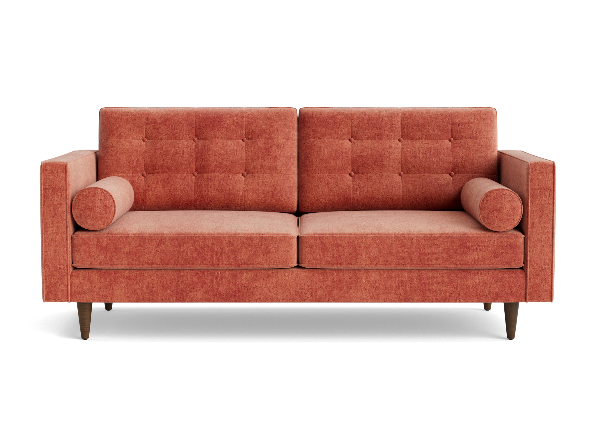 braxton loveseat plush terra rose