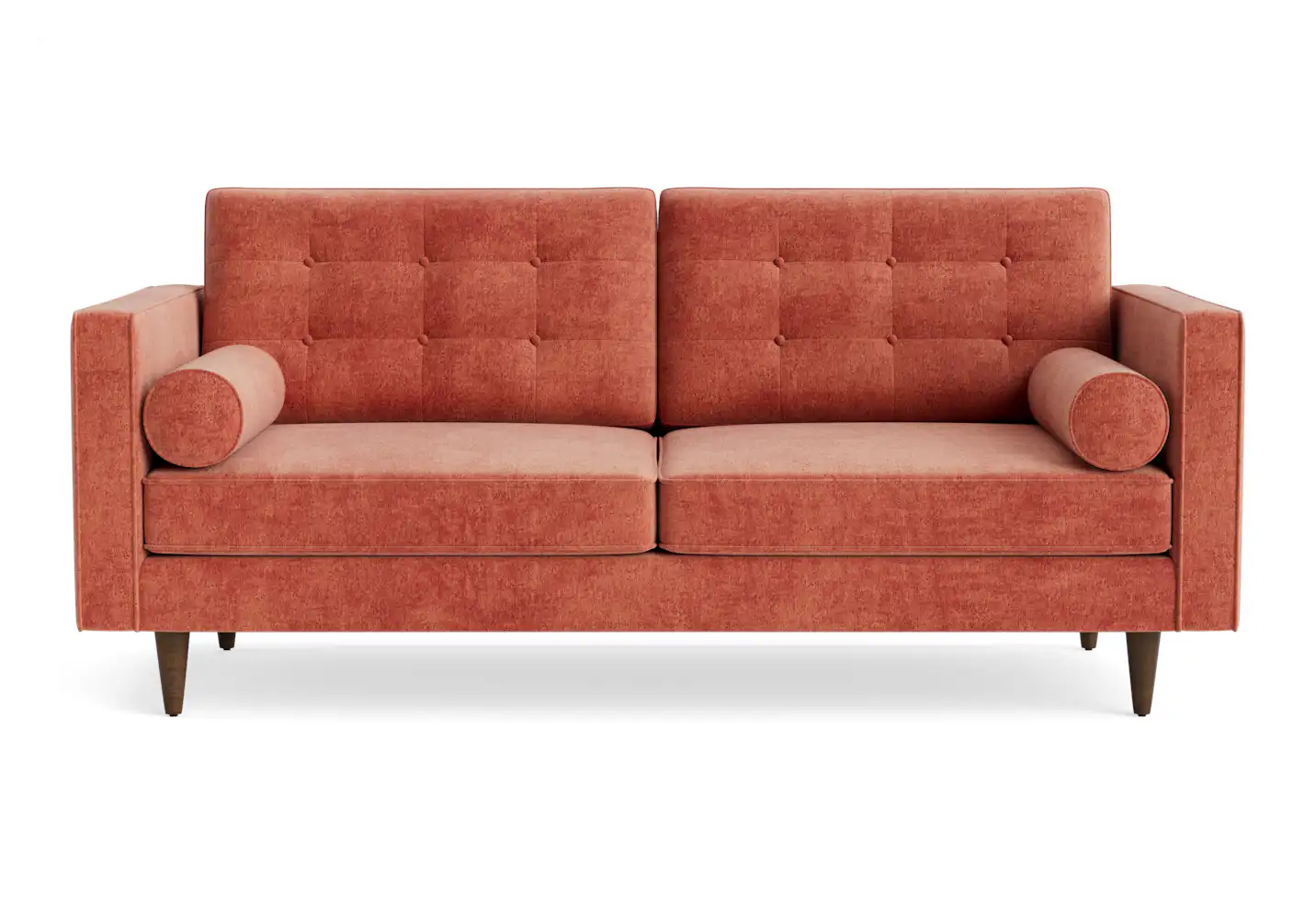 braxton loveseat plush terra rose