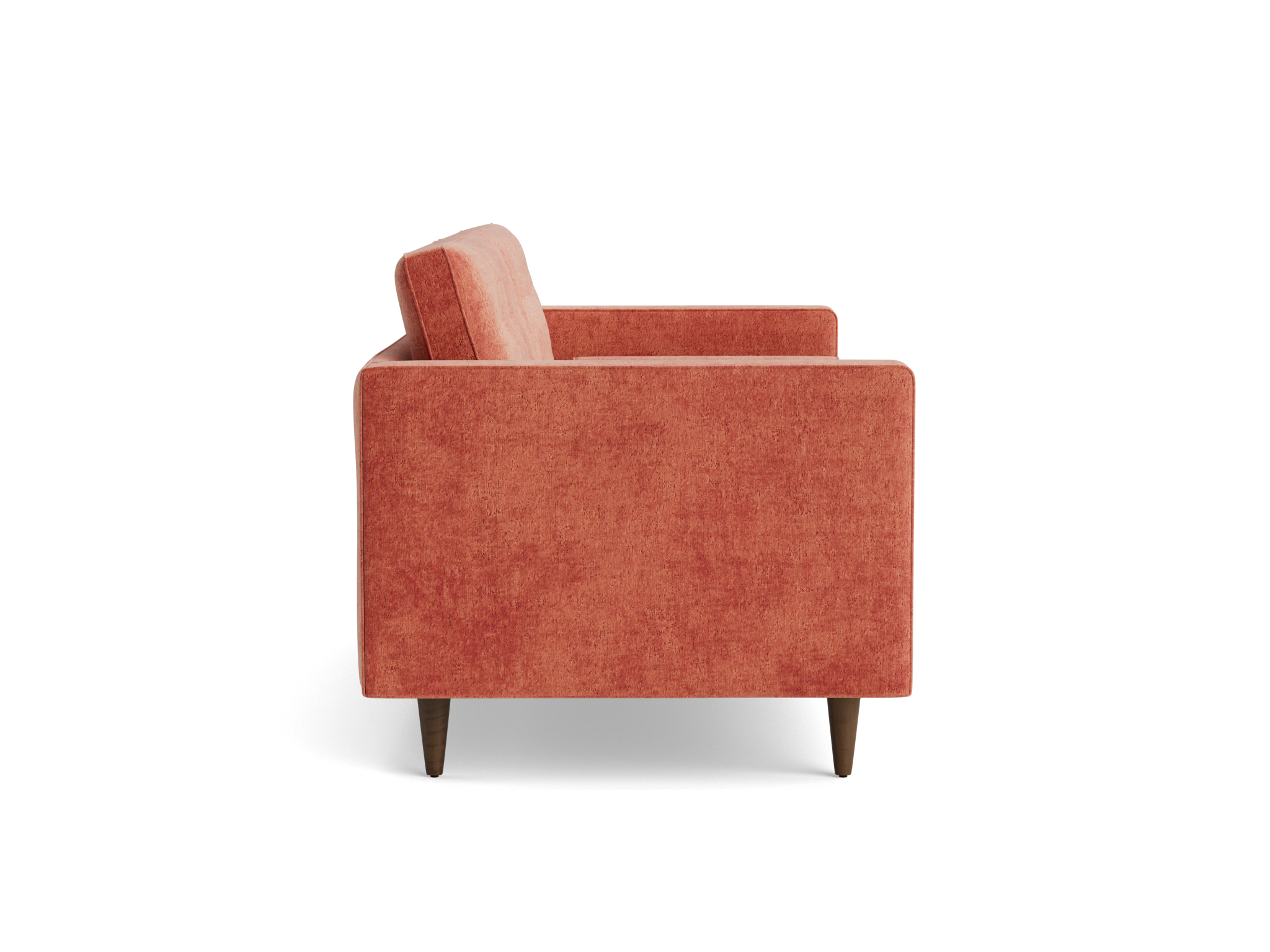 braxton loveseat plush terra rose
