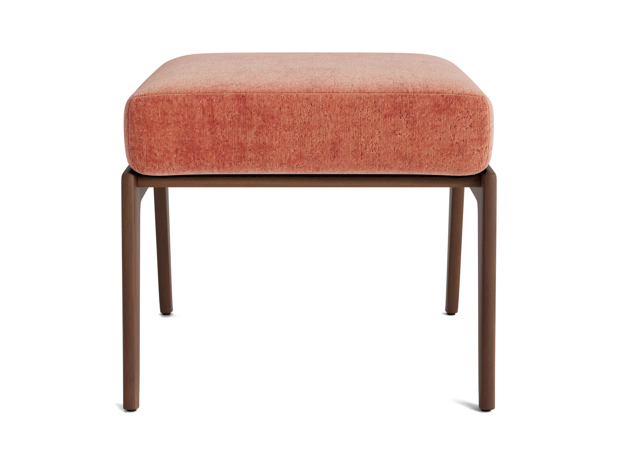 soto ottoman plush terra rose