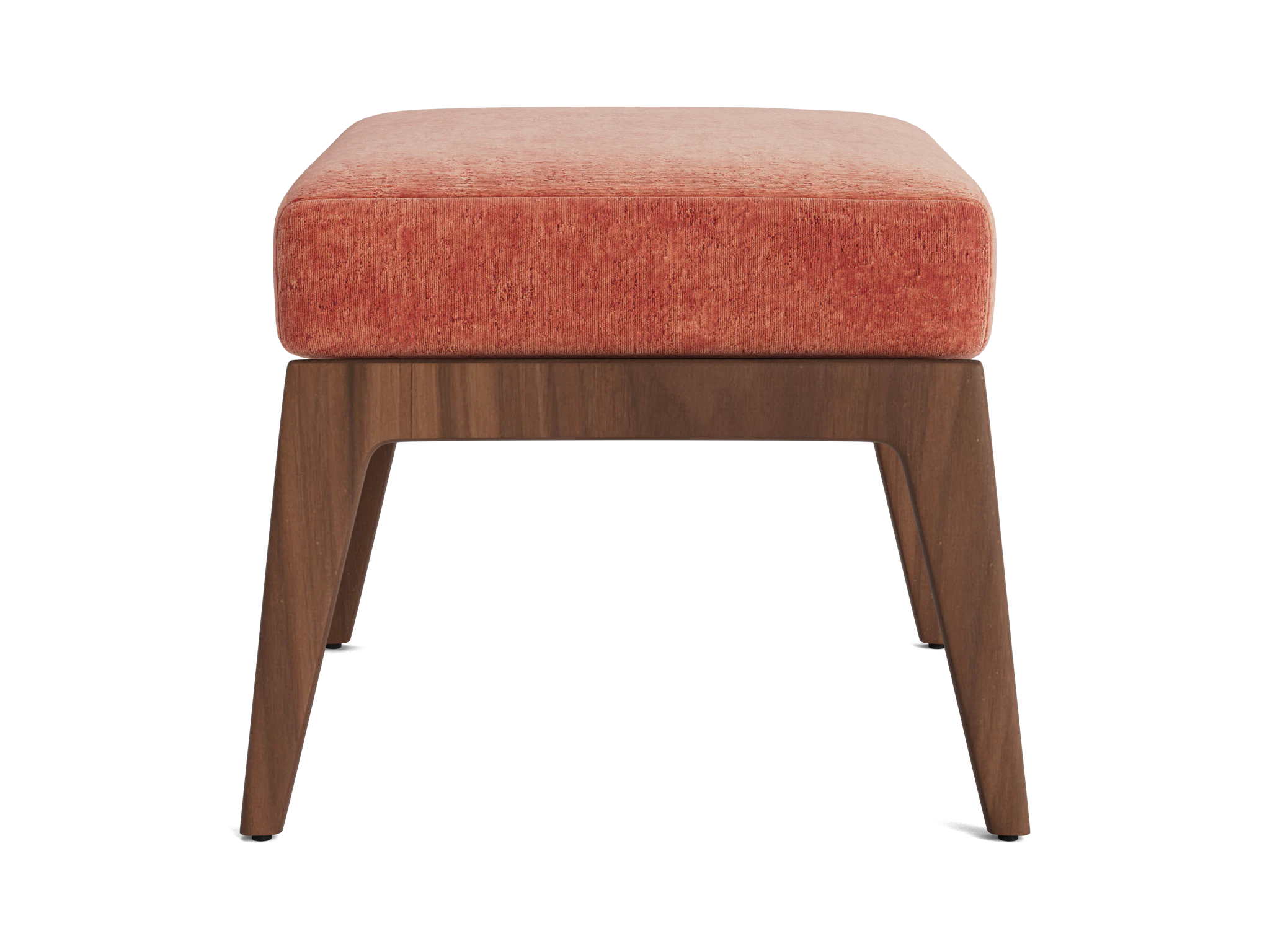 soto ottoman plush terra rose