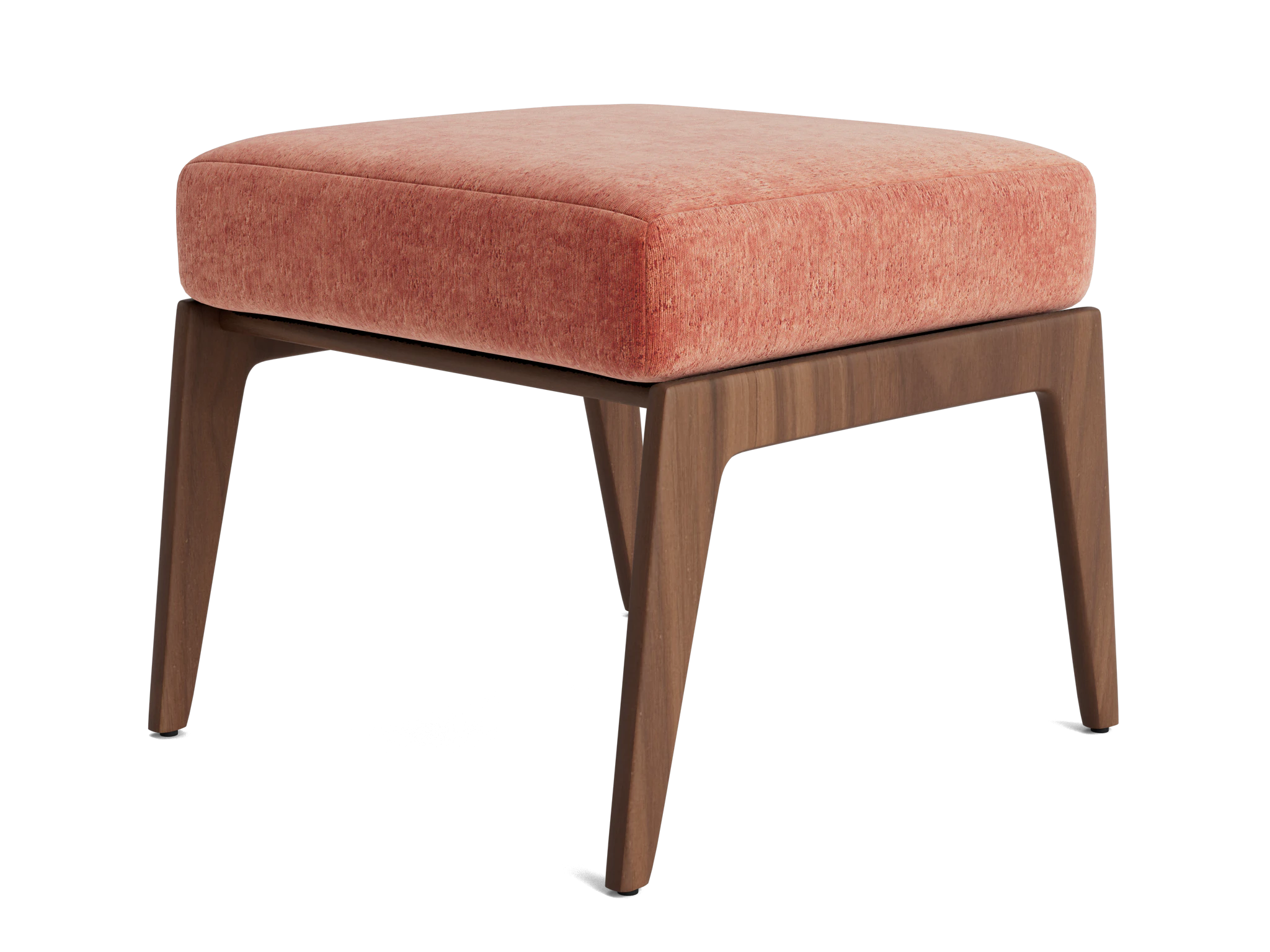 soto ottoman plush terra rose