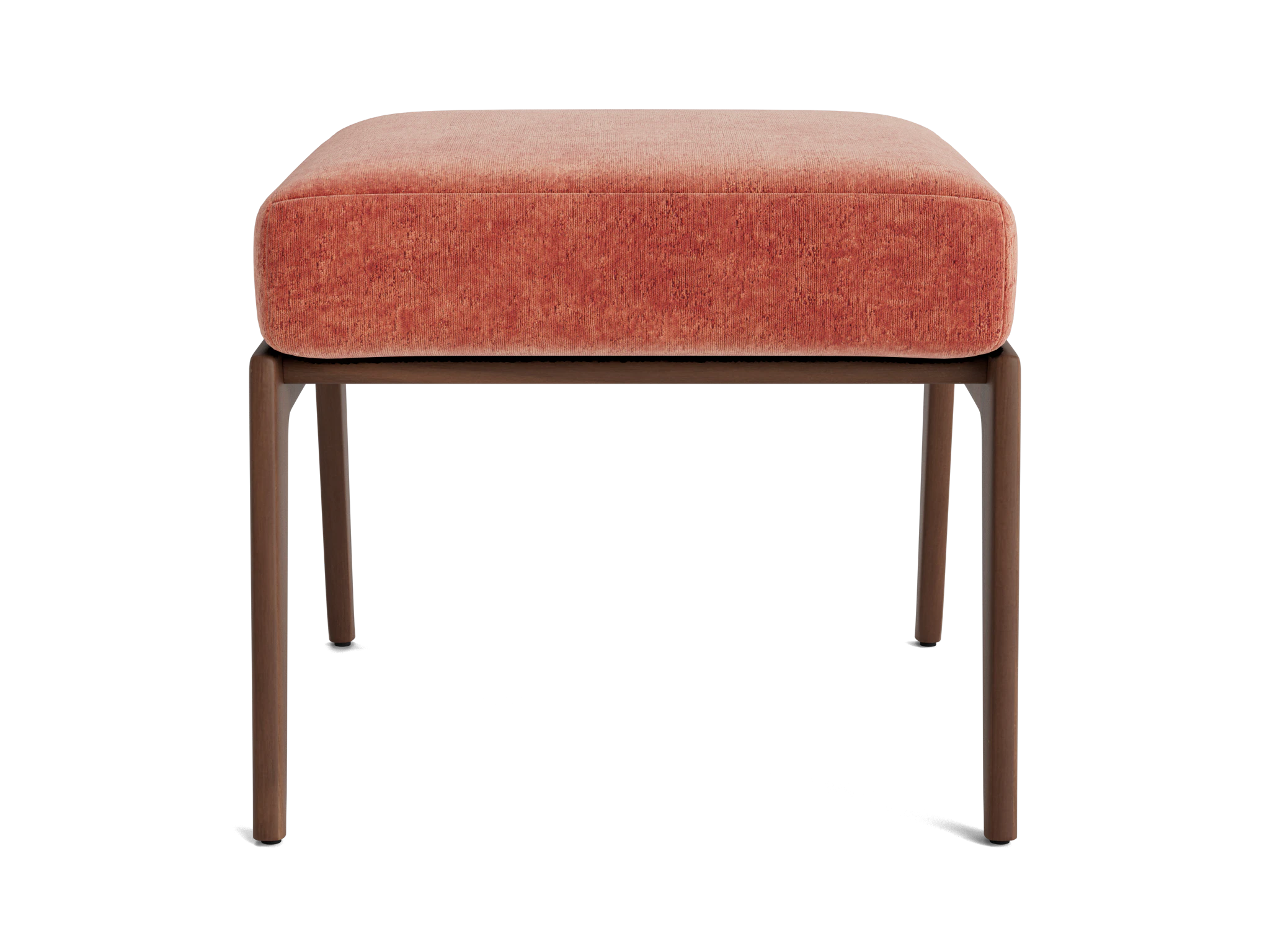 soto ottoman plush terra rose