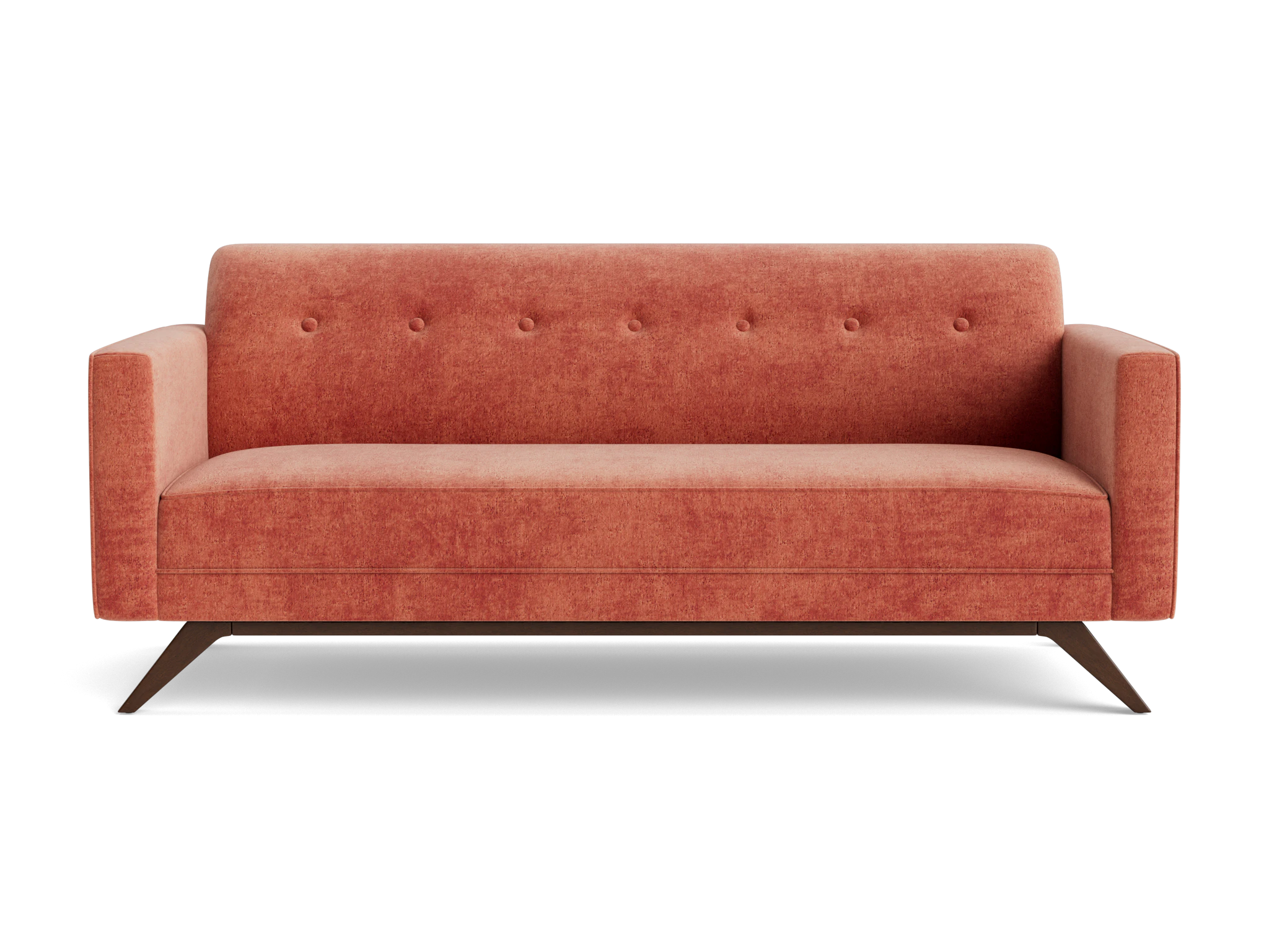 roddy loveseat plush terra rose