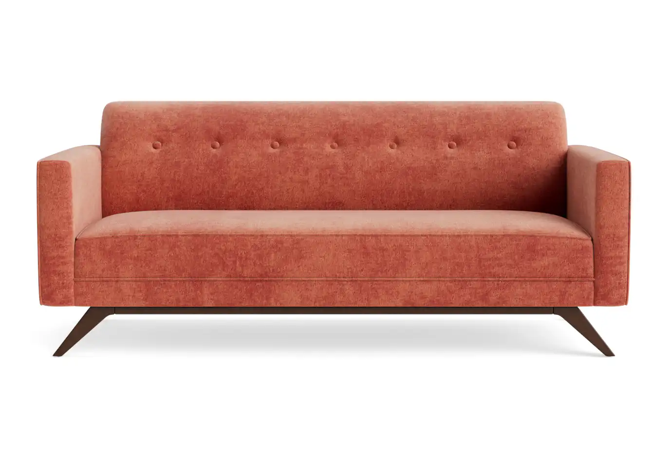 roddy loveseat plush terra rose