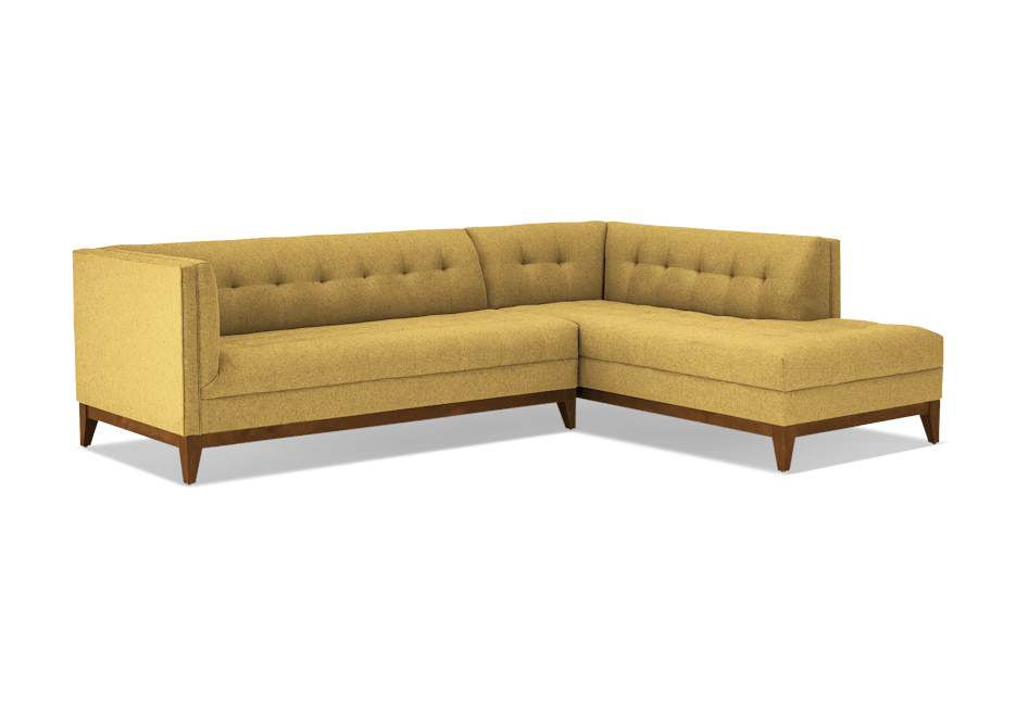 stowe sectional with bumper %282 piece%29 bentley daisey