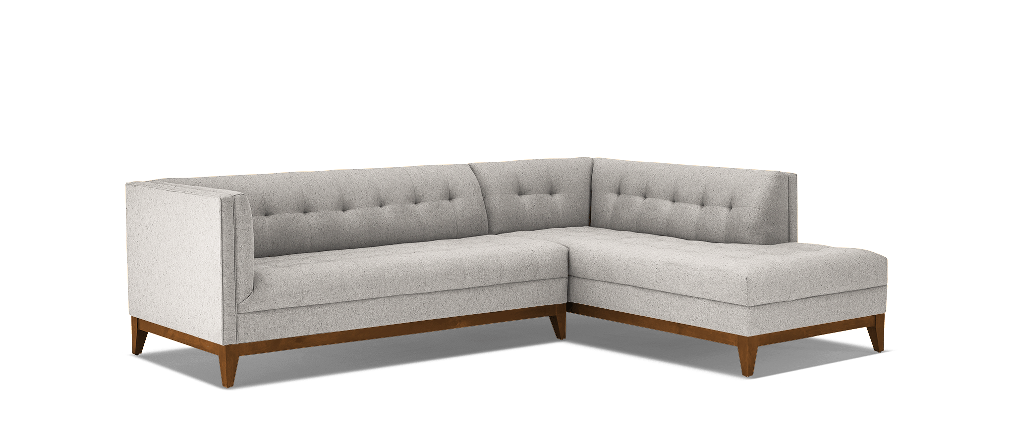 stowe sectional with bumper %282 piece%29 lucky divine