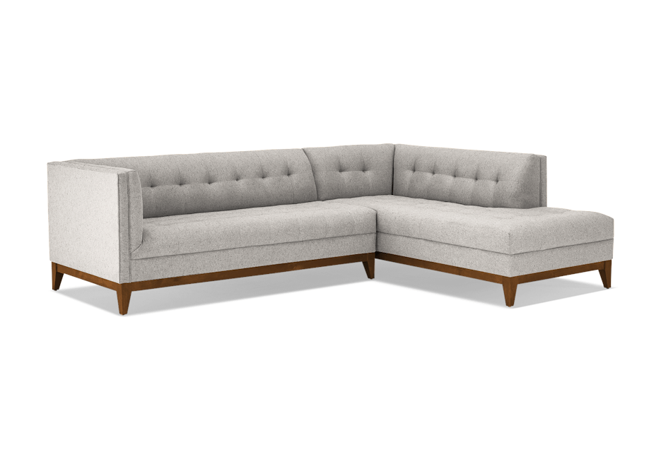 stowe sectional with bumper %282 piece%29 lucky divine
