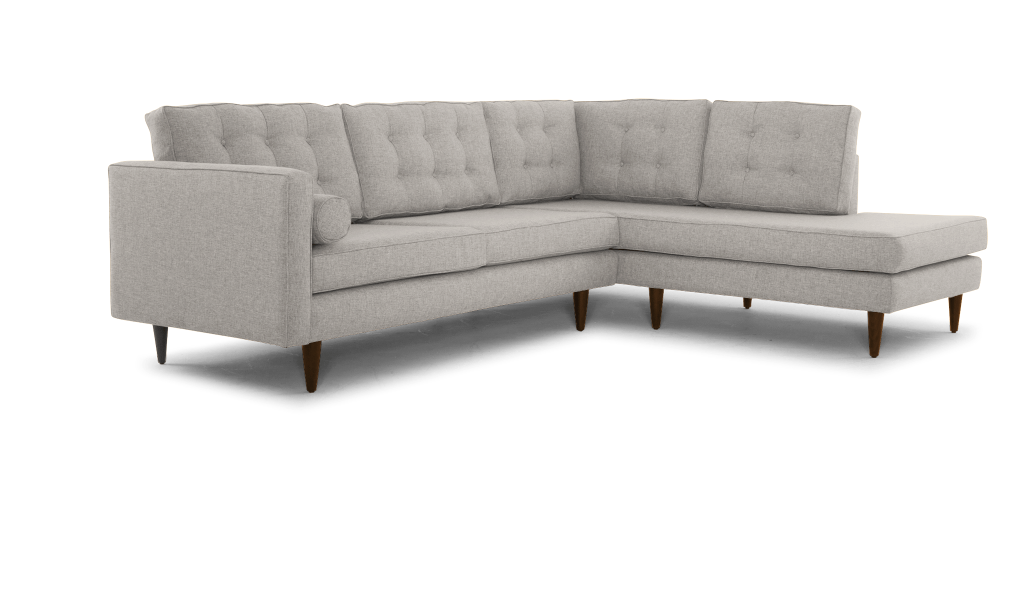 braxton sectional with bumper %282 piece%29 lucky divine