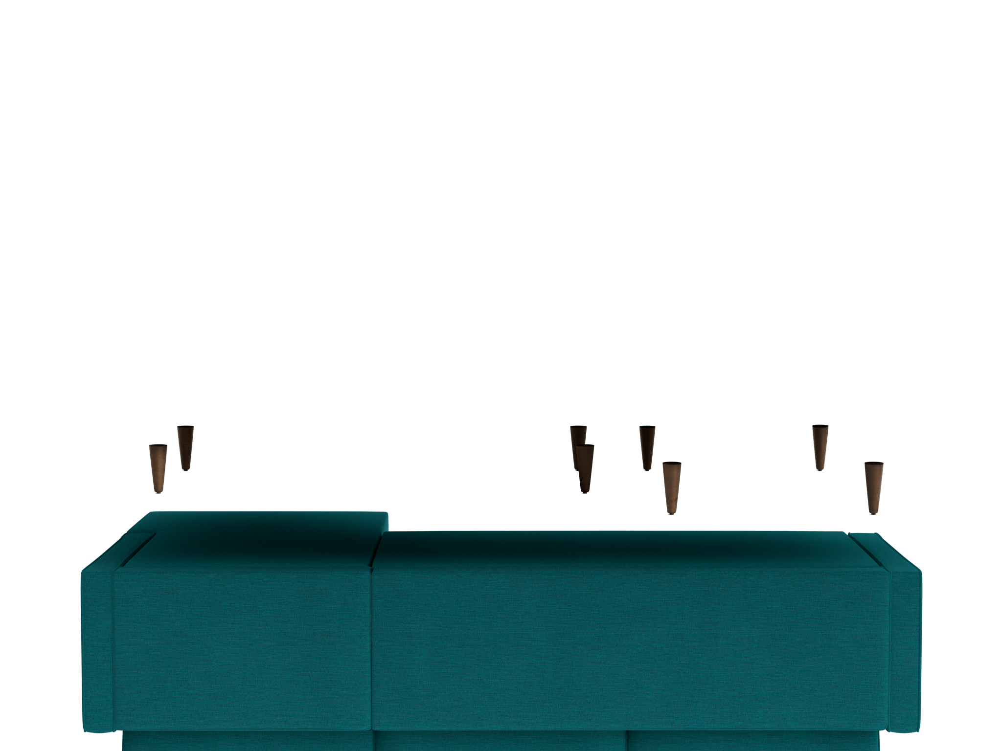 braxton sectional lucky turquoise