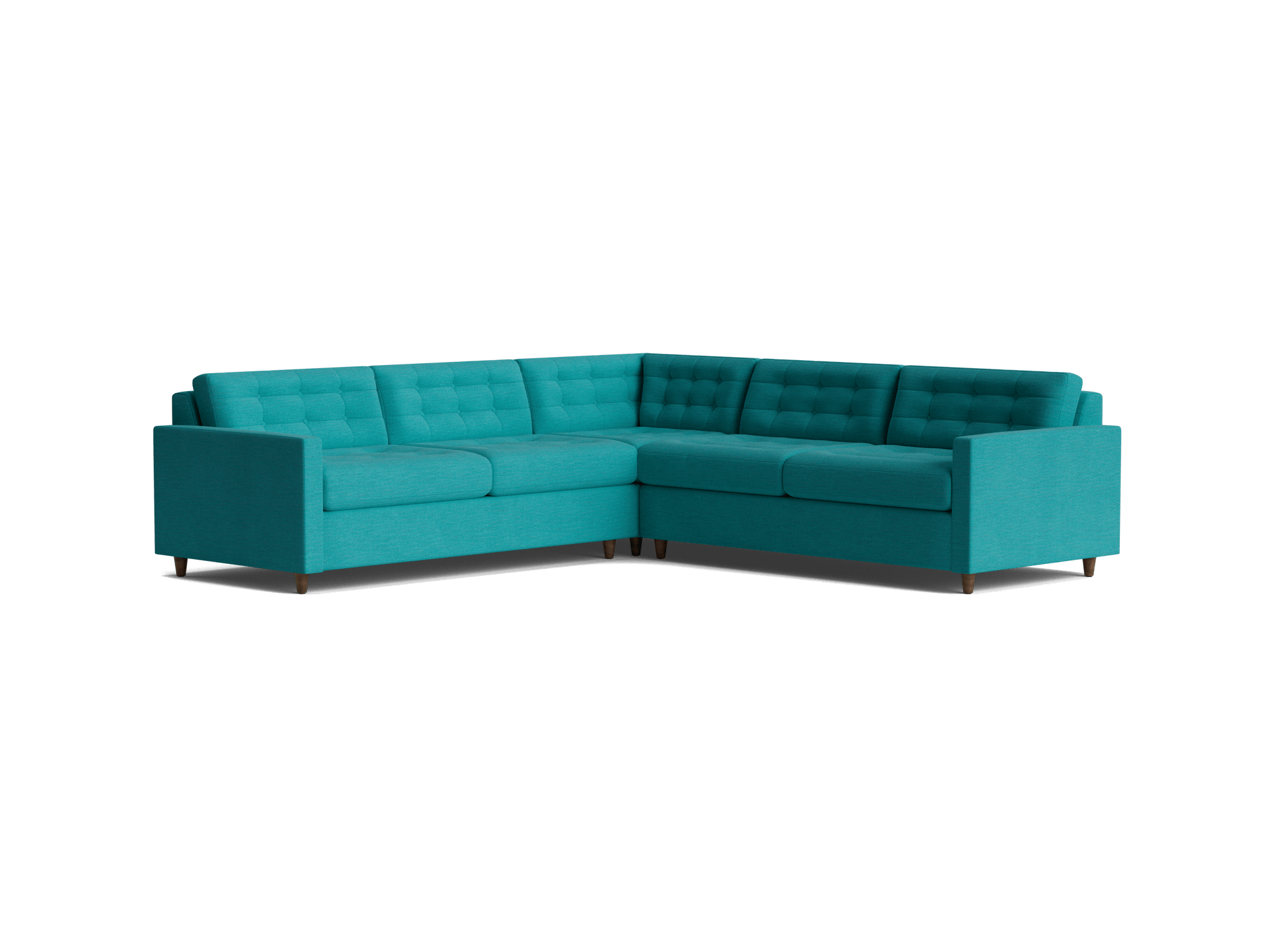 eliot corner sectional sleeper %283 piece%29 lucky turquoise