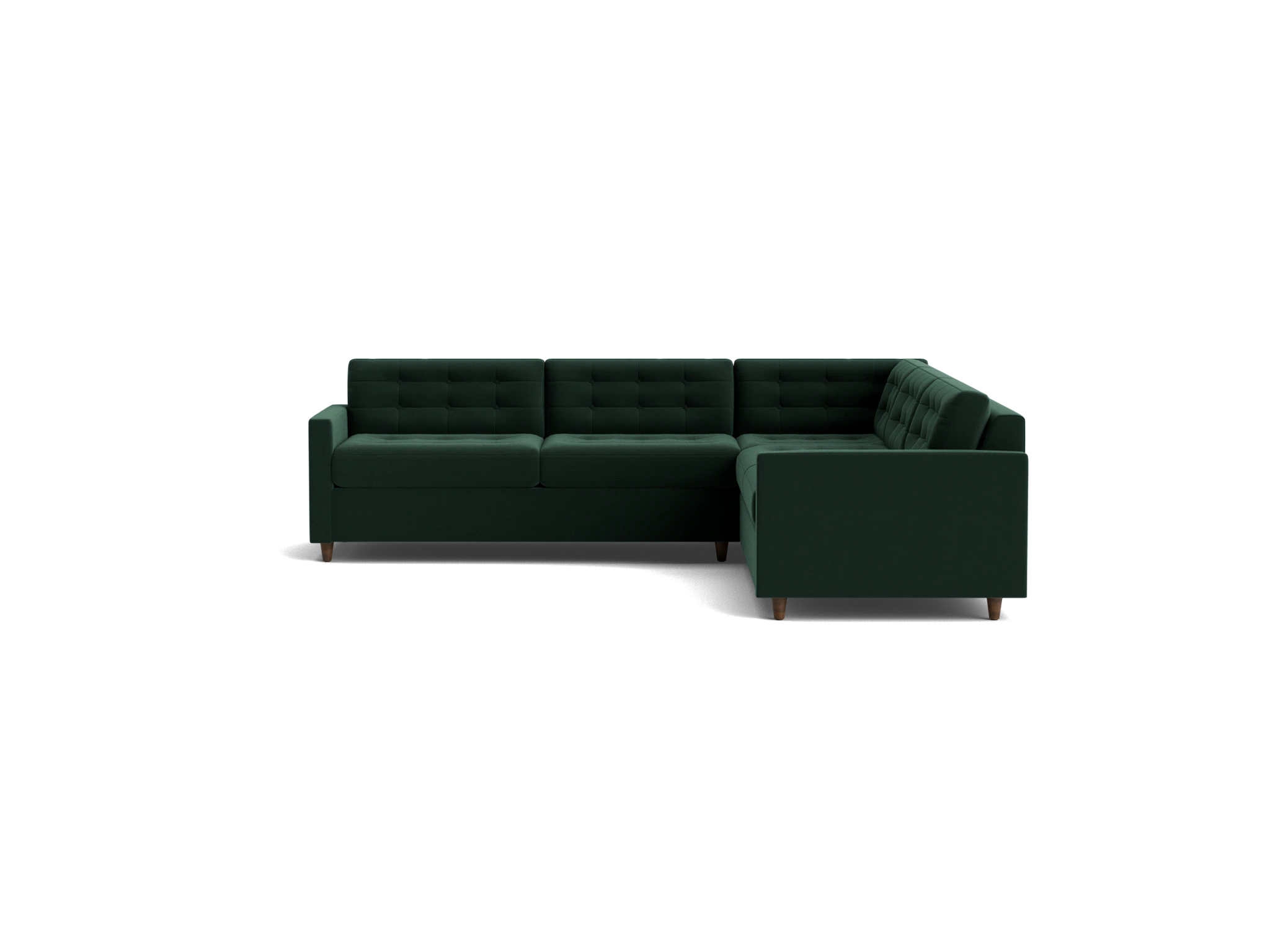 eliot corner sectional sleeper %283 piece%29 royale evergreen