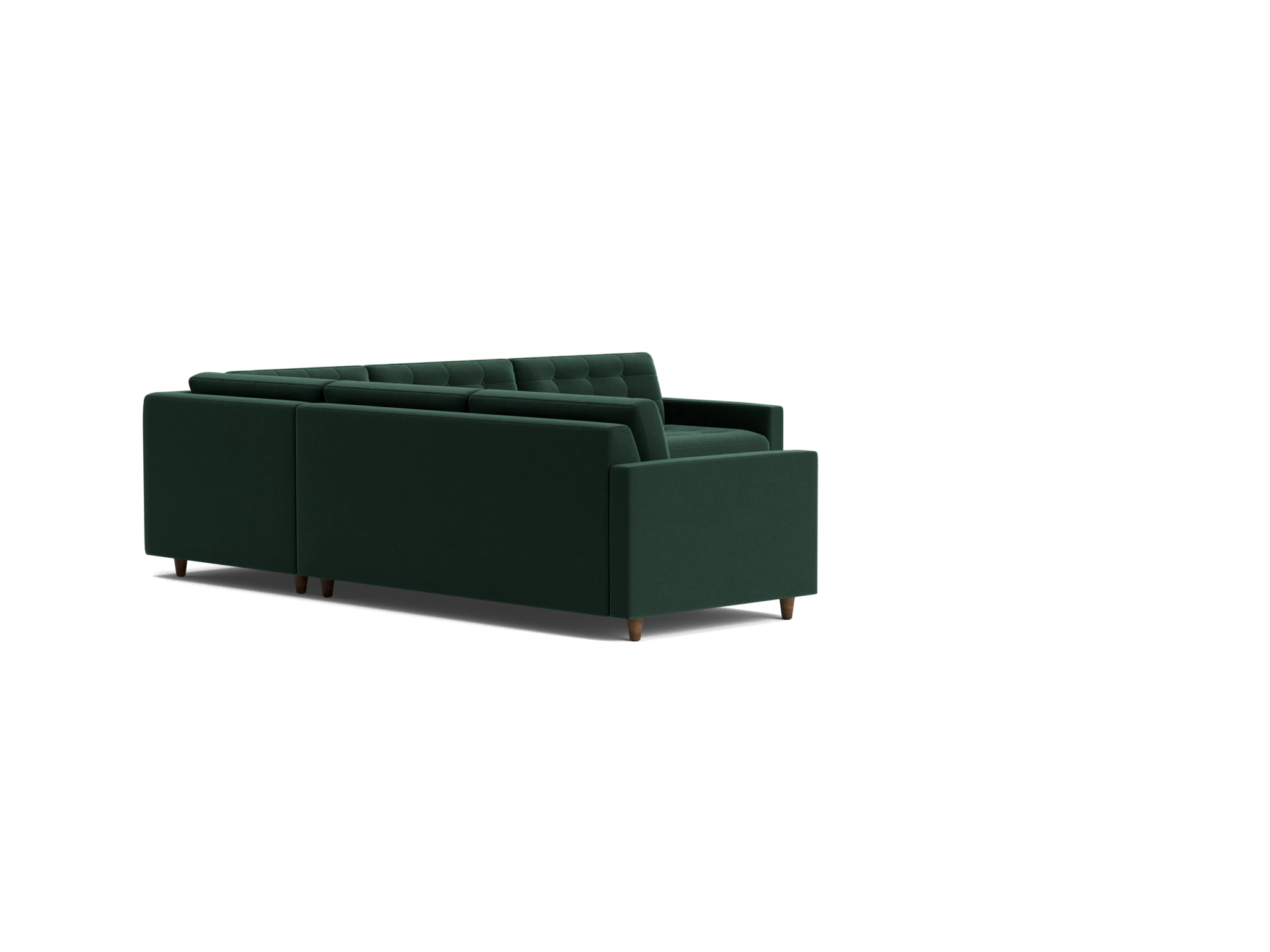 eliot corner sectional sleeper %283 piece%29 royale evergreen