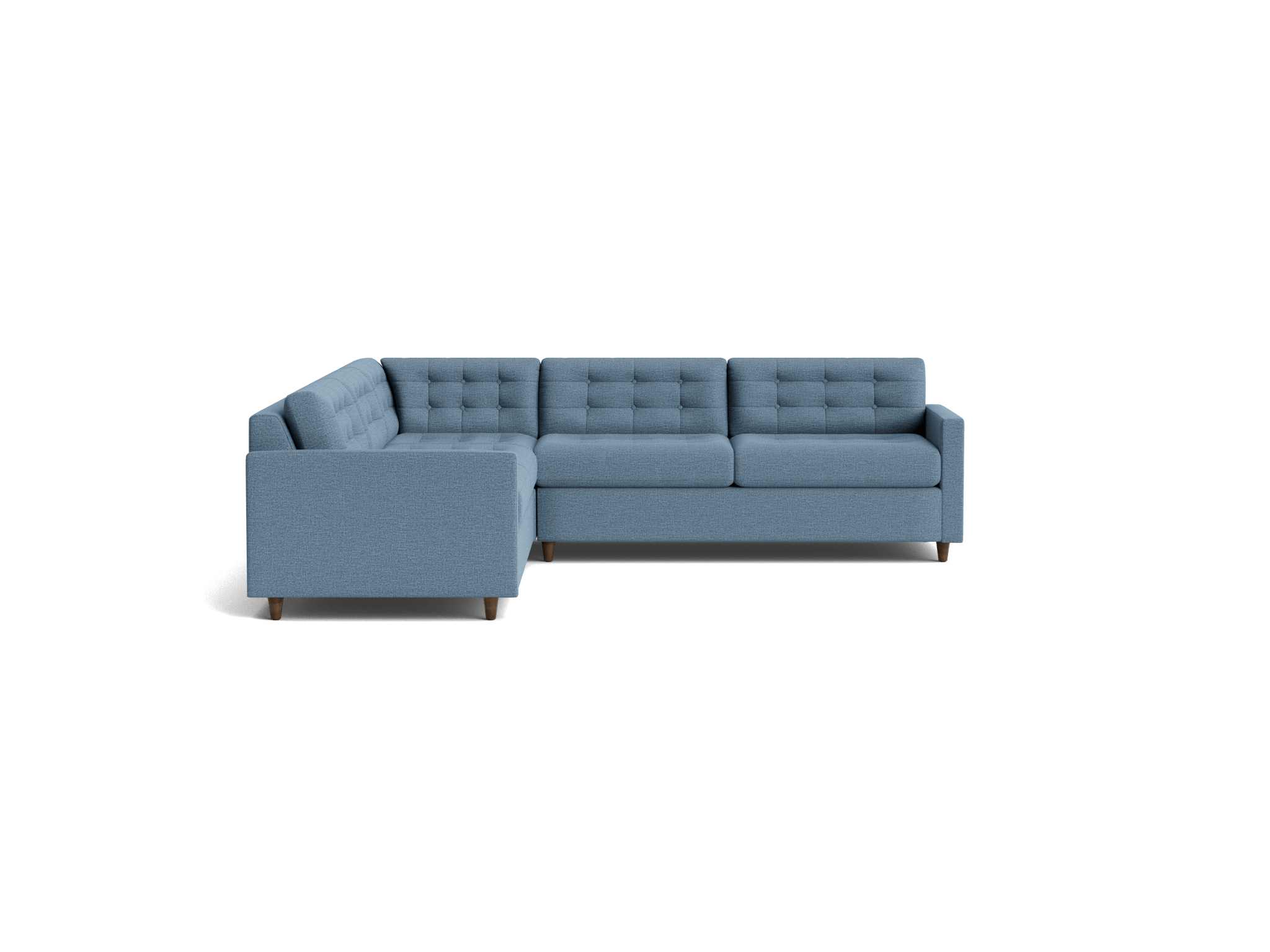 eliot corner sectional sleeper %283 piece%29 milo french blue