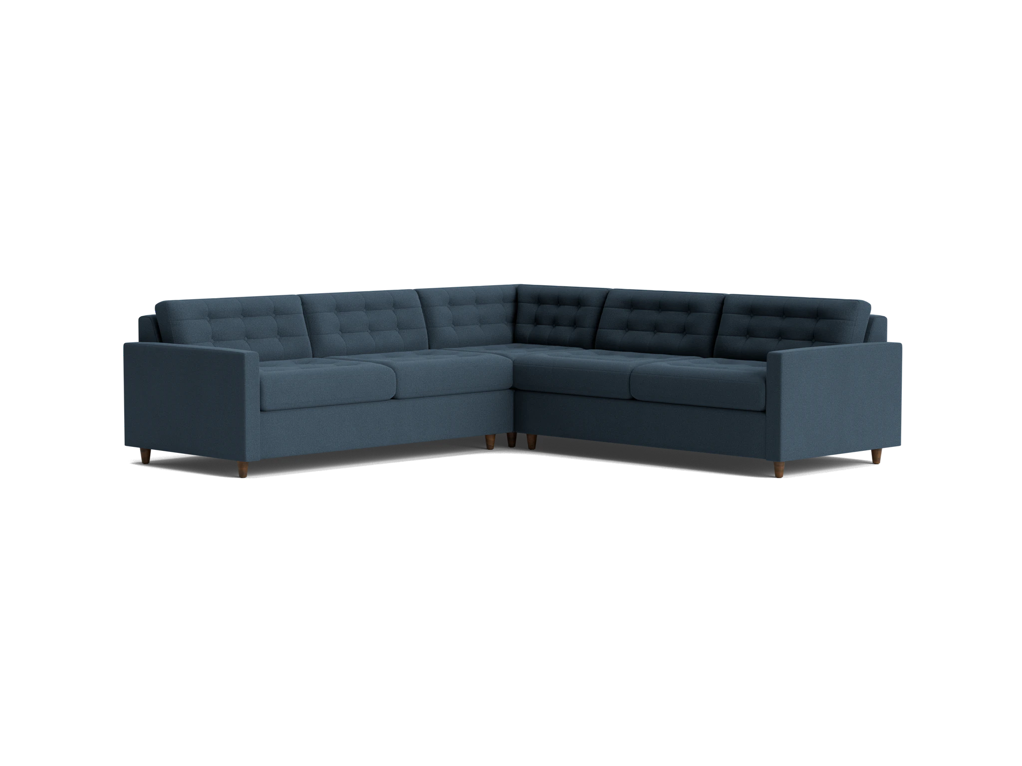 eliot corner sectional sleeper %283 piece%29 faithful indigo