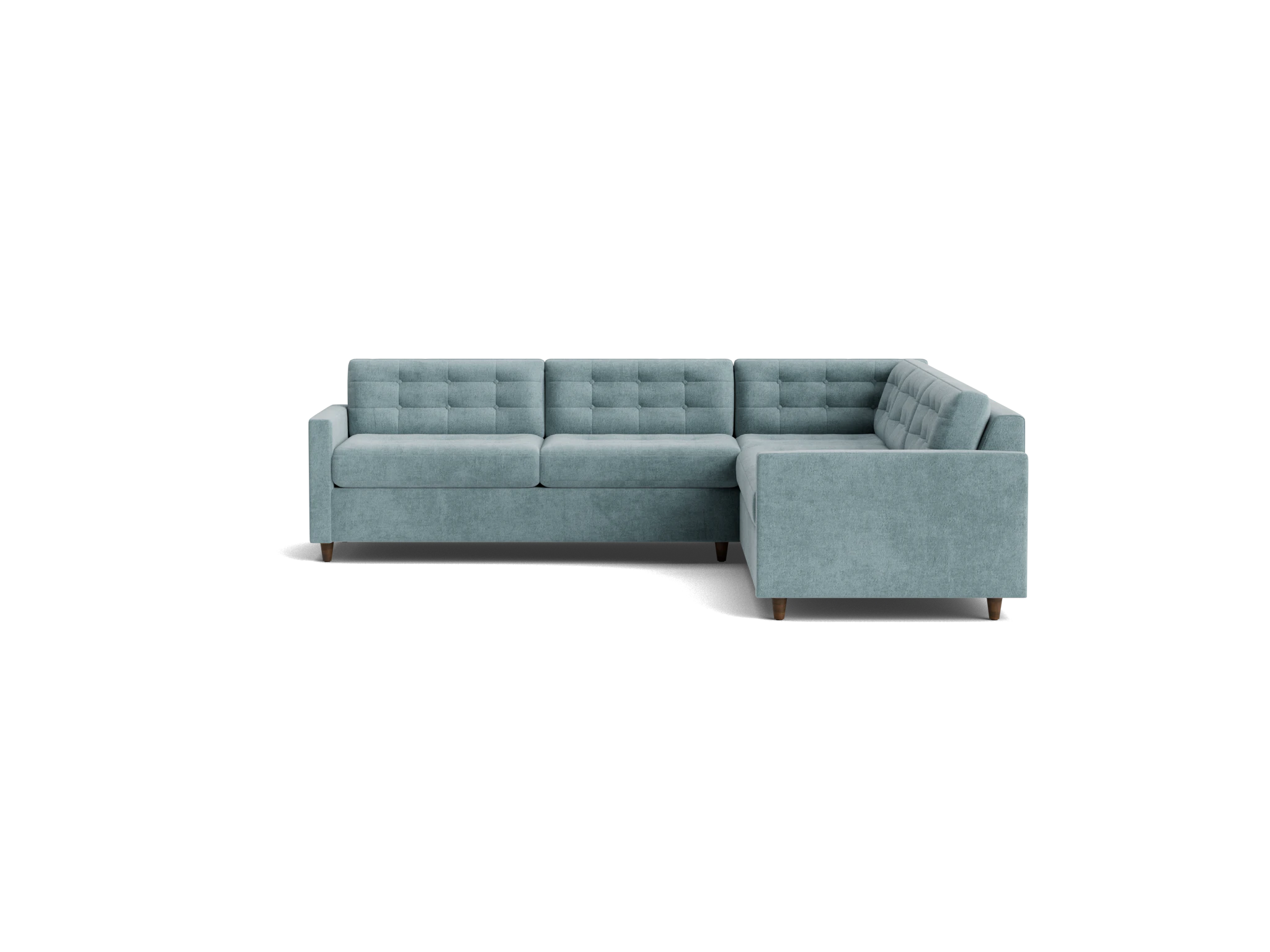 eliot corner sectional sleeper %283 piece%29 plush mist