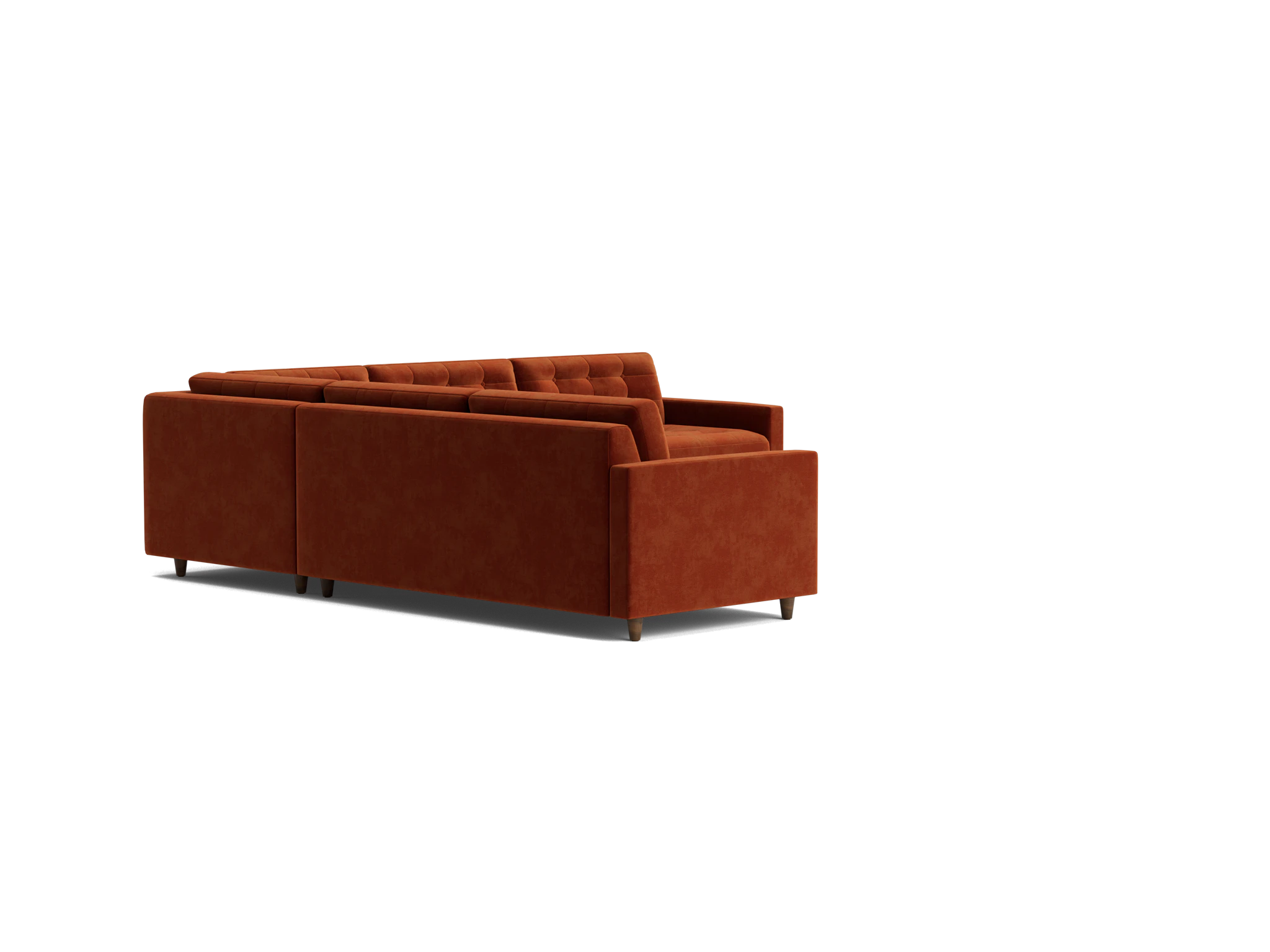 eliot corner sectional sleeper %283 piece%29 harper cinnamon