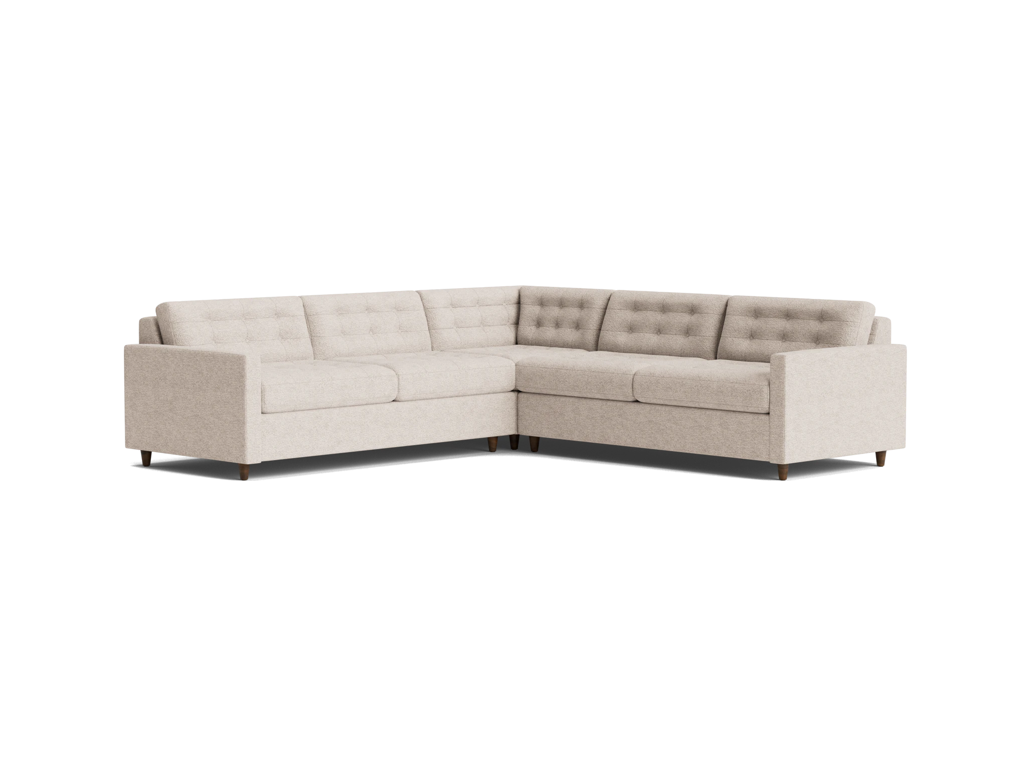 eliot corner sectional sleeper %283 piece%29 borough cotton