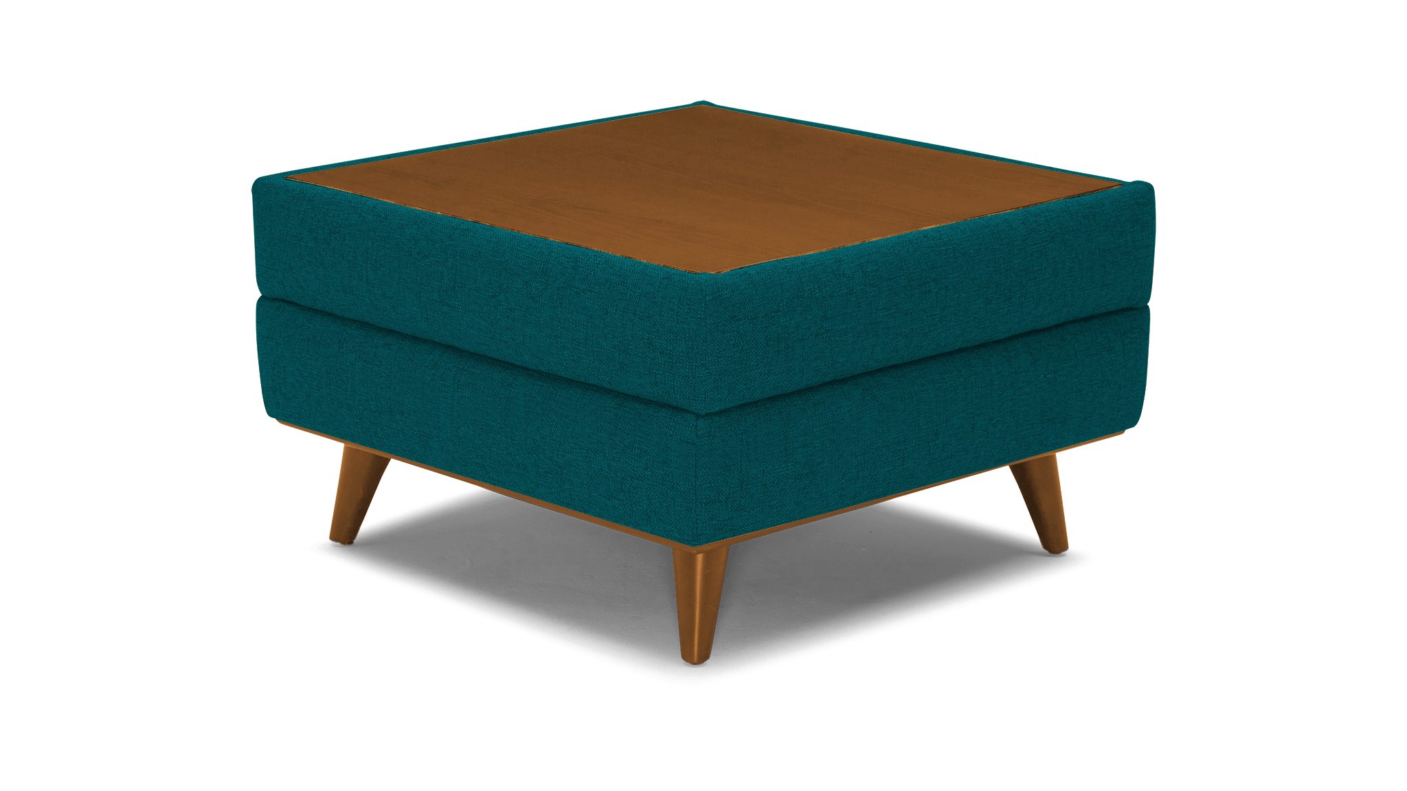 hughes table top ottoman lucky turquoise