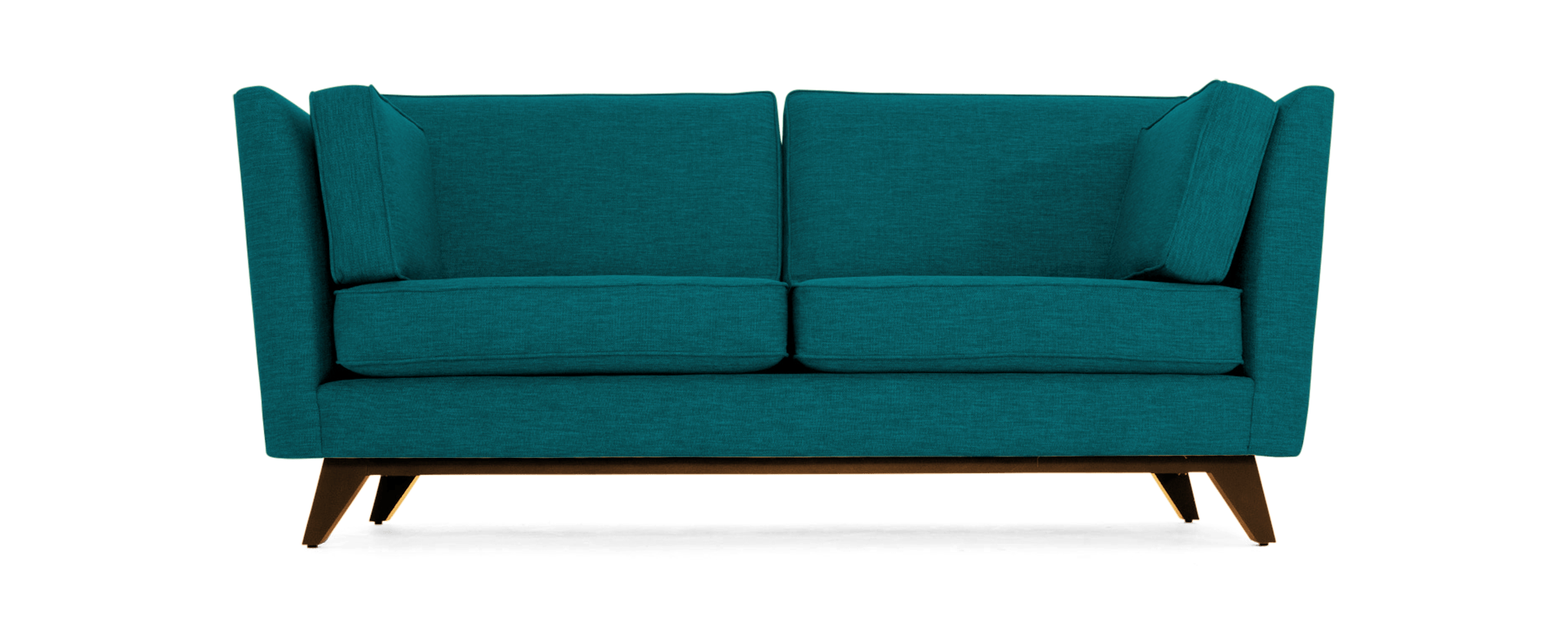 roller loveseat lucky turquoise