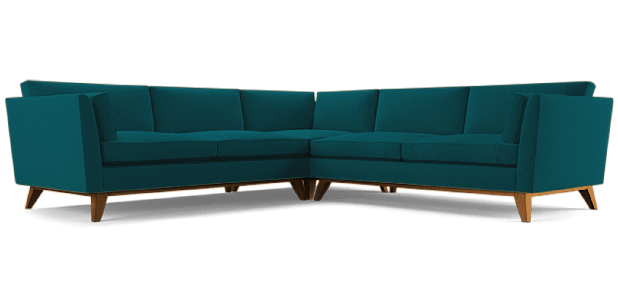 roller corner sectional %283 piece%29 lucky turquoise