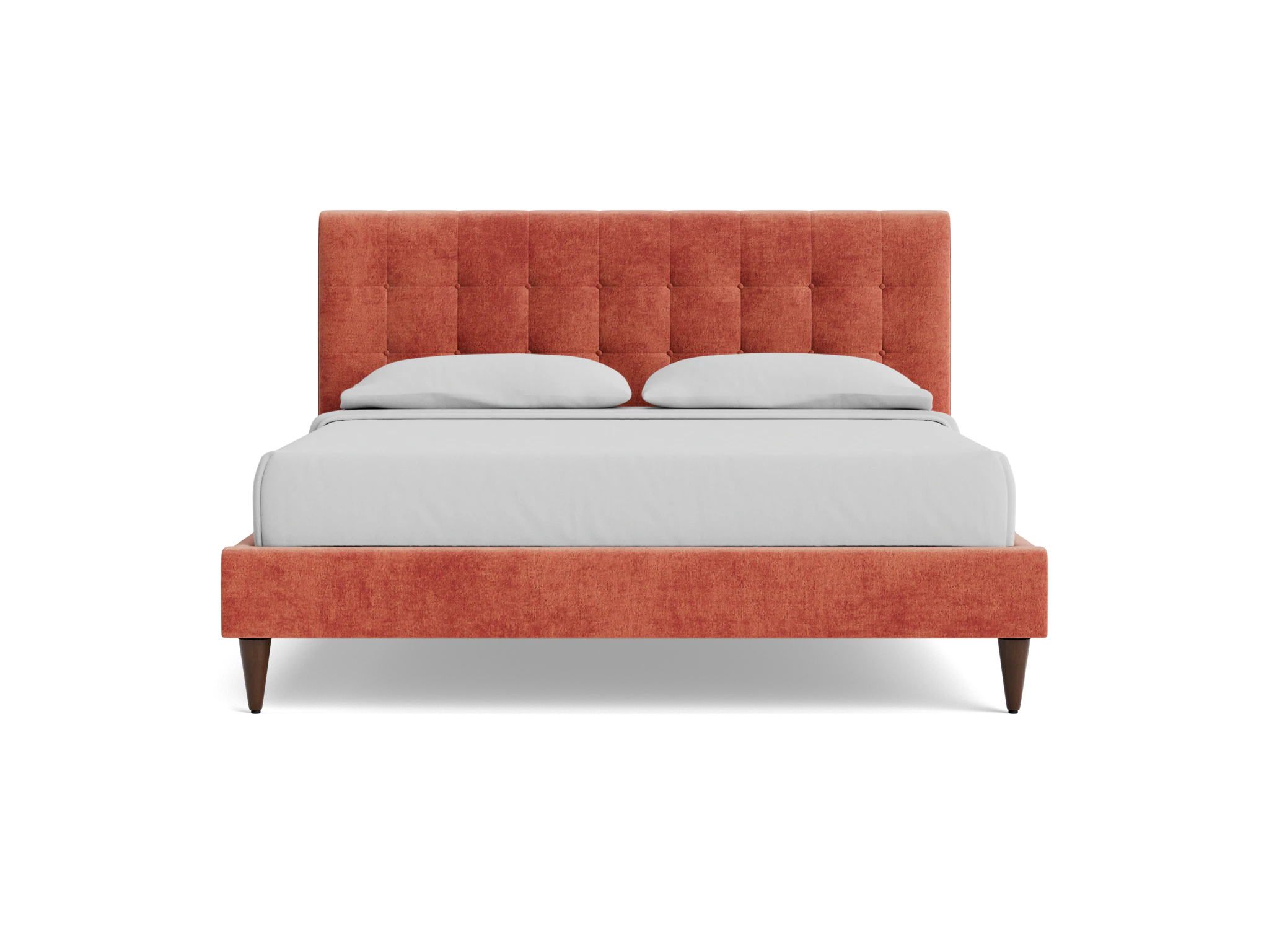 eliot bed plush terra rose