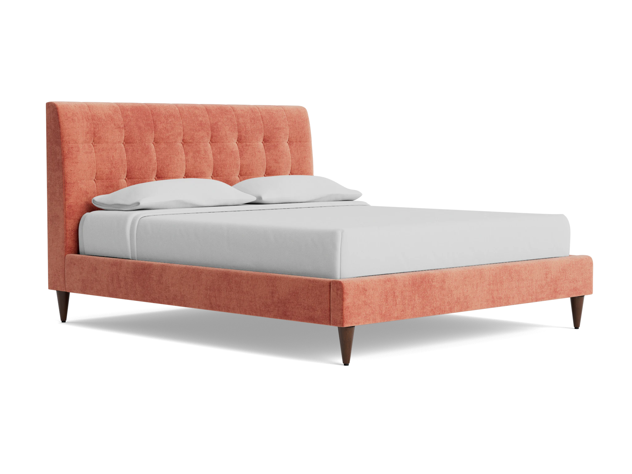 eliot bed plush terra rose