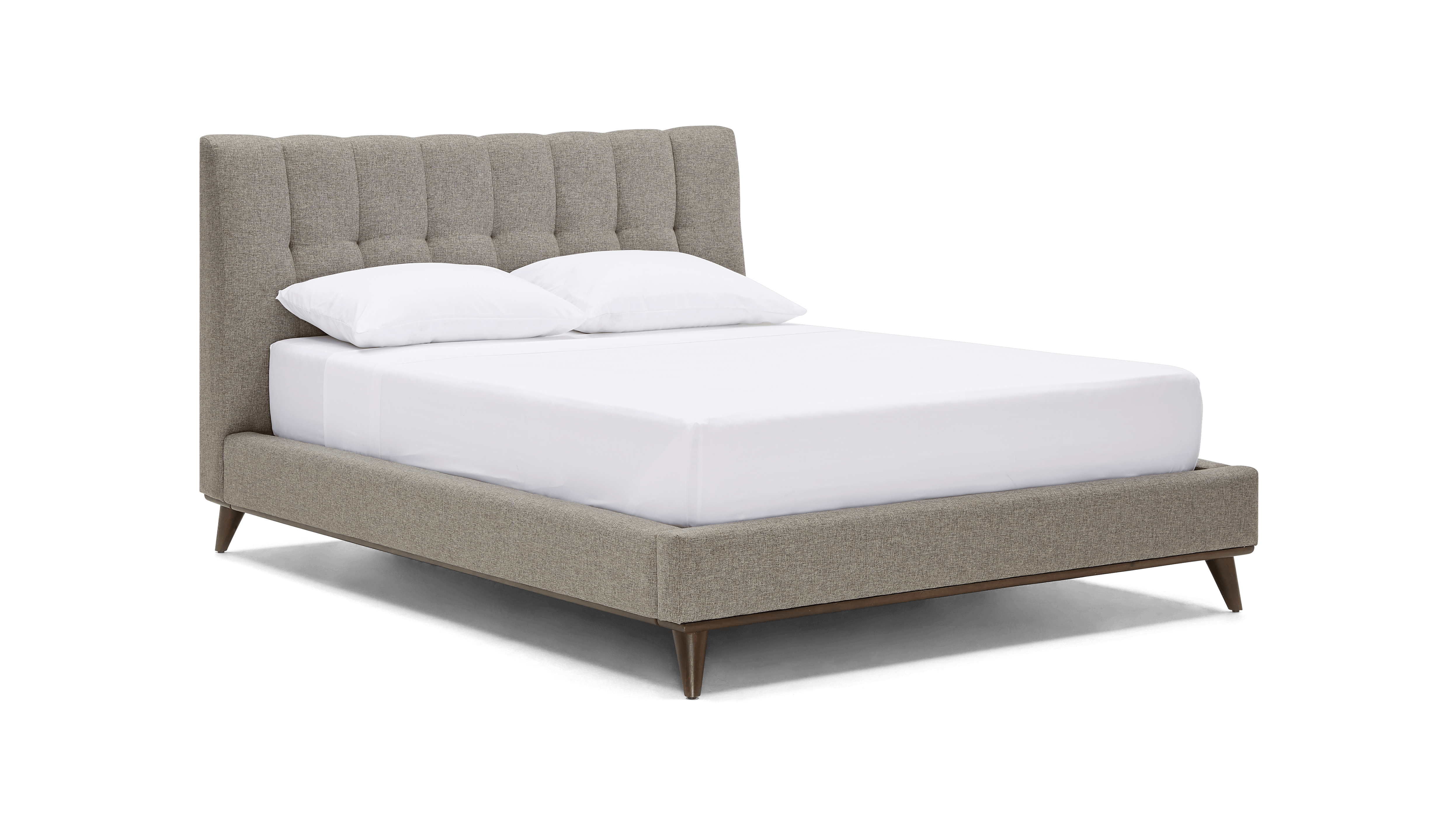 hughes bed taylor felt grey