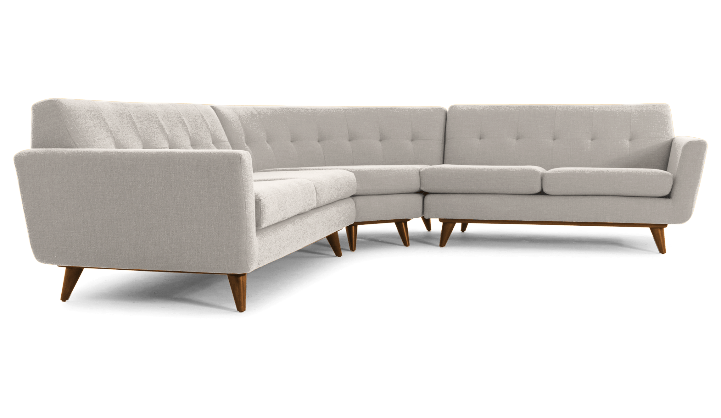 hughes round corner sectional %283 piece%29 lucky divine