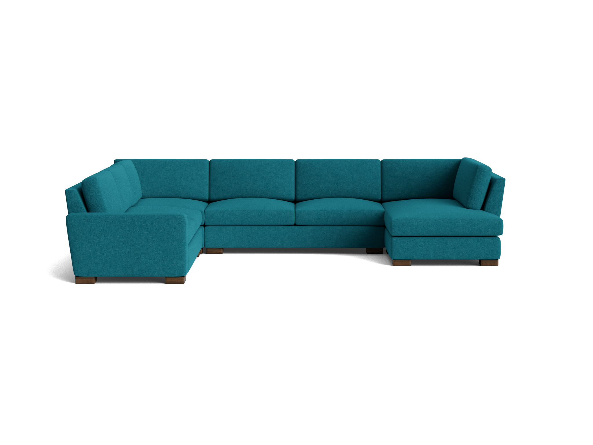 anton sofa bumper sectional piece) key largo zenith teal