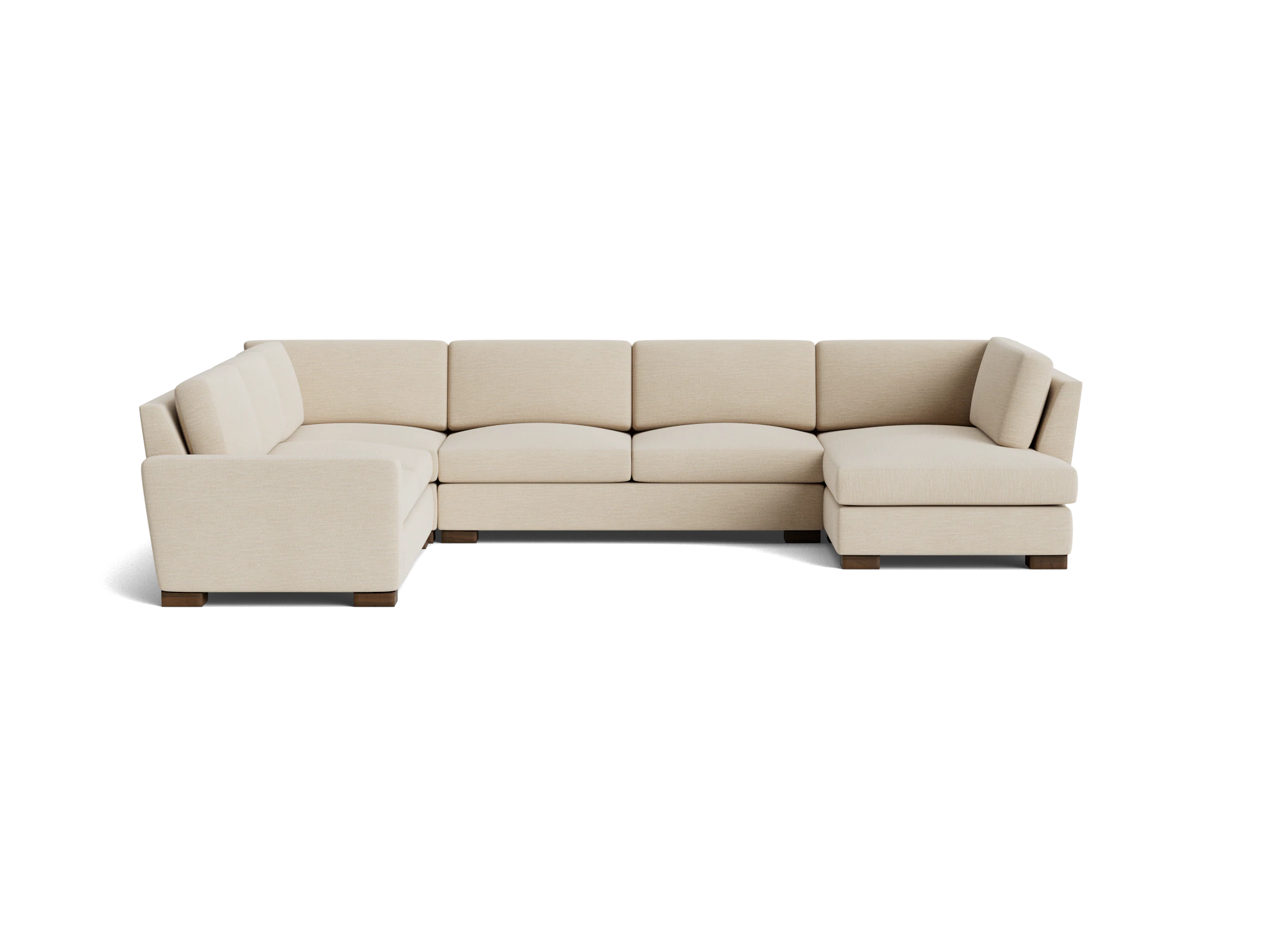 Anton U-Sofa Bumper Sectional (4 piece)